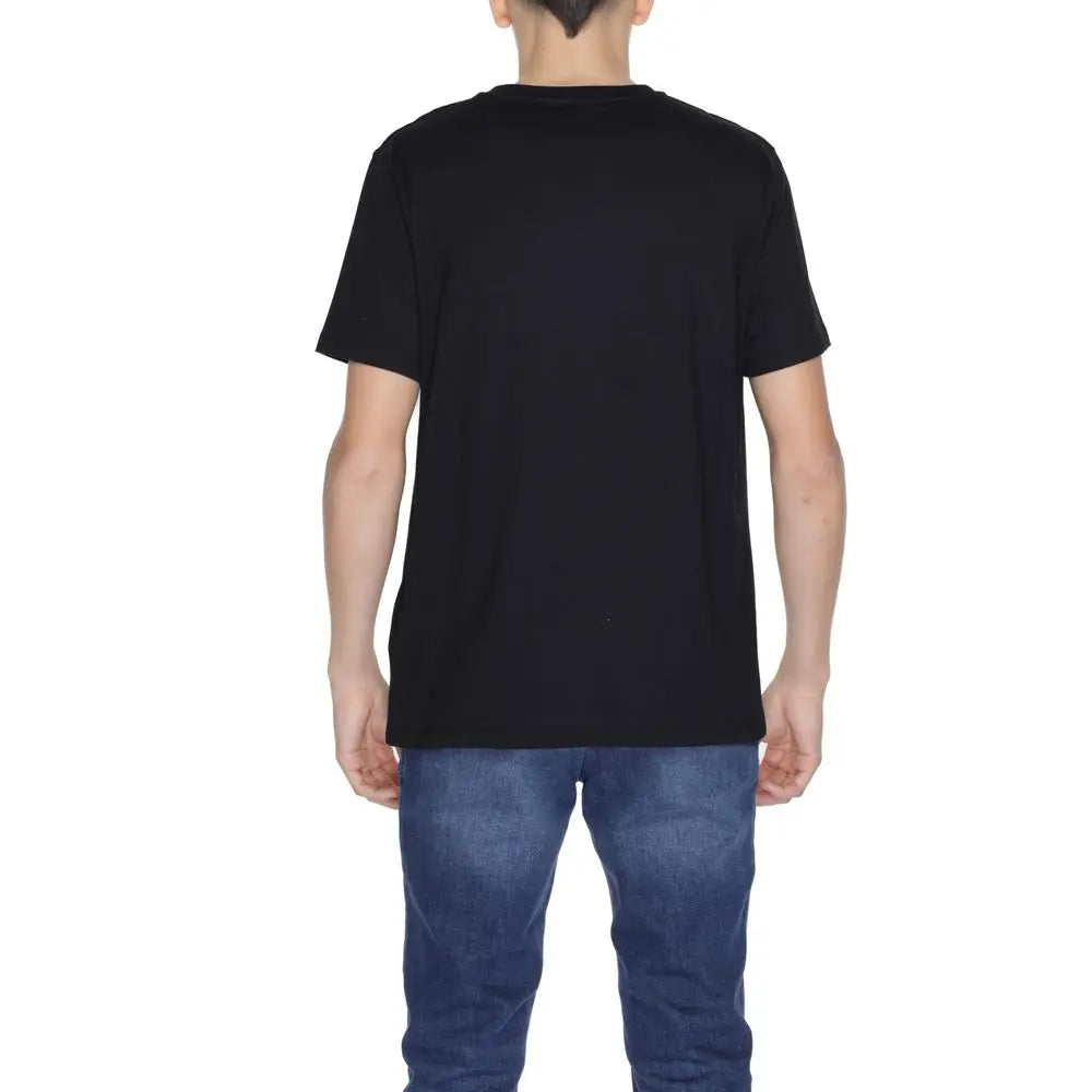 Underclub Black Cotton T-Shirt LUNESCAPE