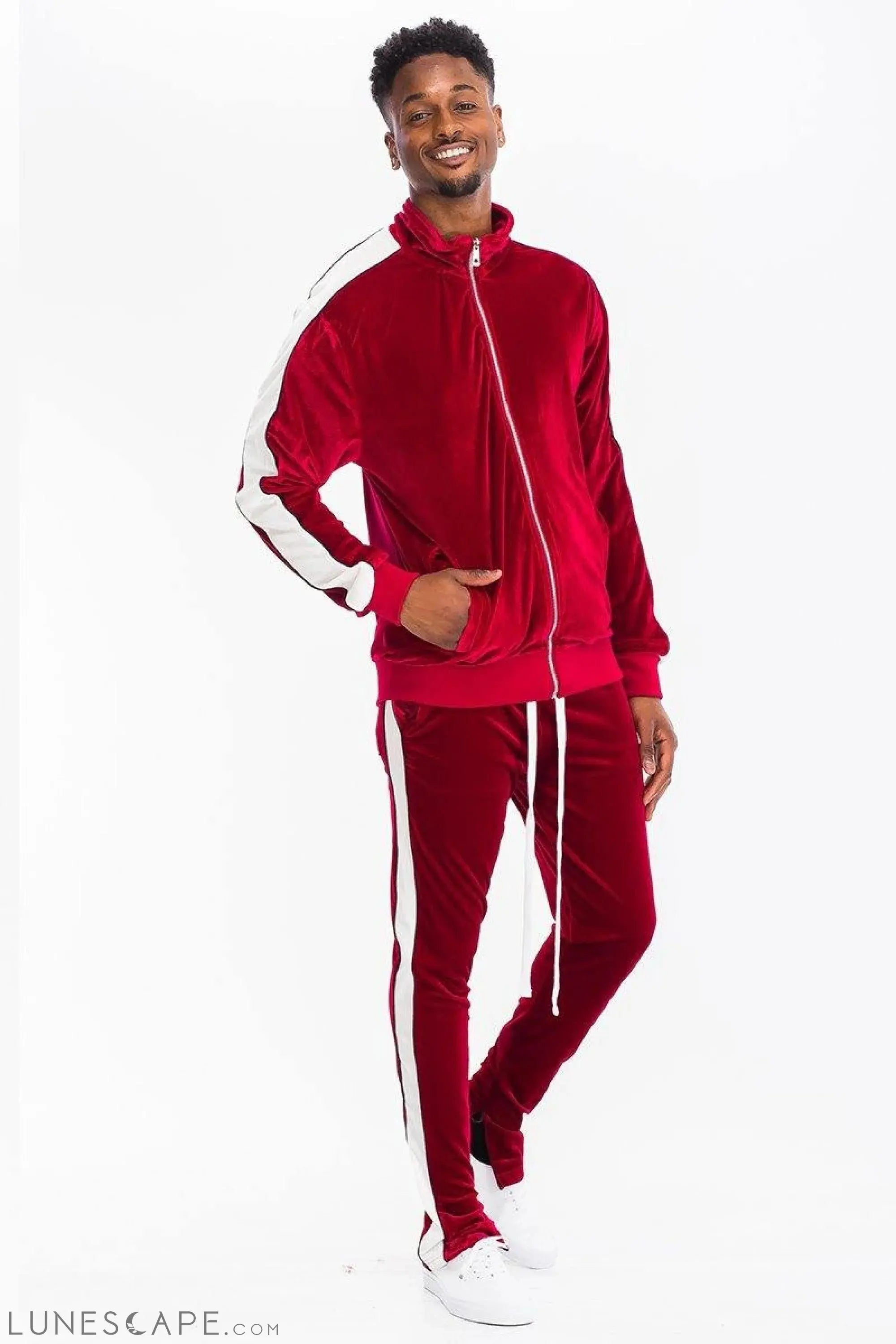 VELOUR TRACK SET - Ruby LUNESCAPE