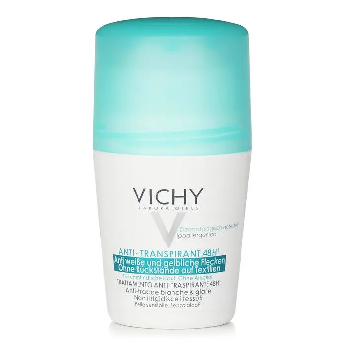 VICHY - 48Hr Anti-Perspirant Roll-On - No White Marks & Yellow Stains (For Sensitive Skin) LUNESCAPE