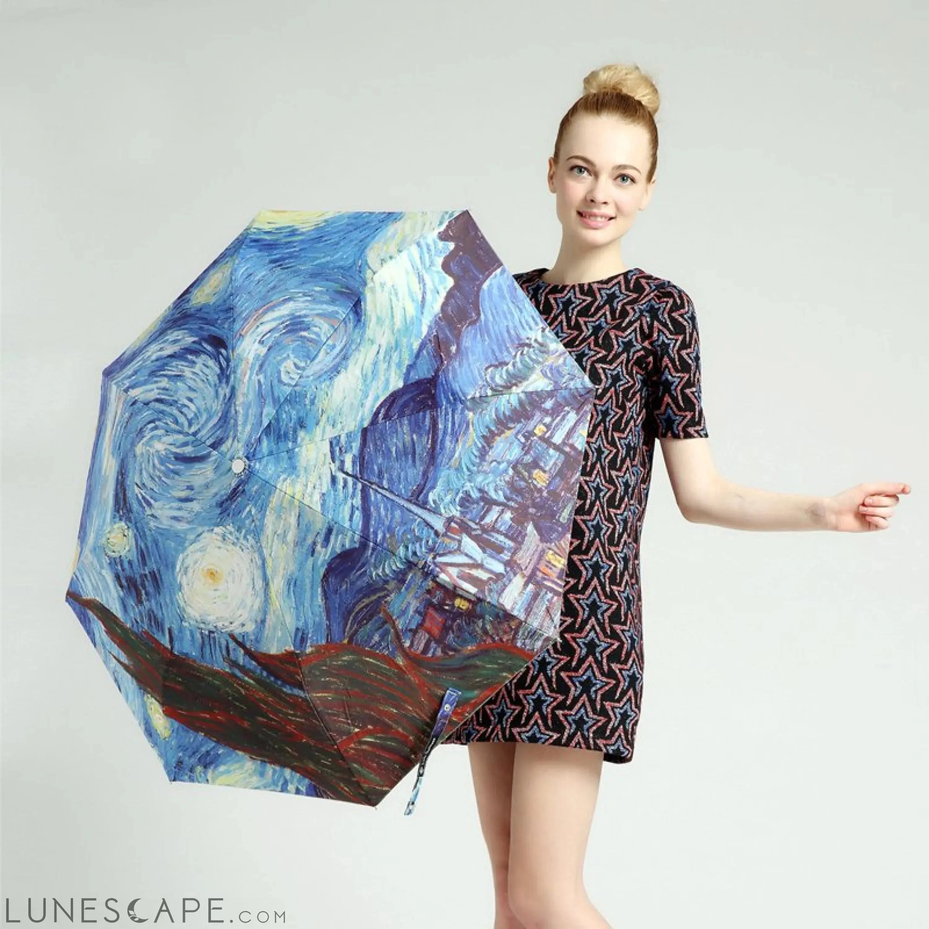 Van Gogh Starry Night Umbrella LUNESCAPE
