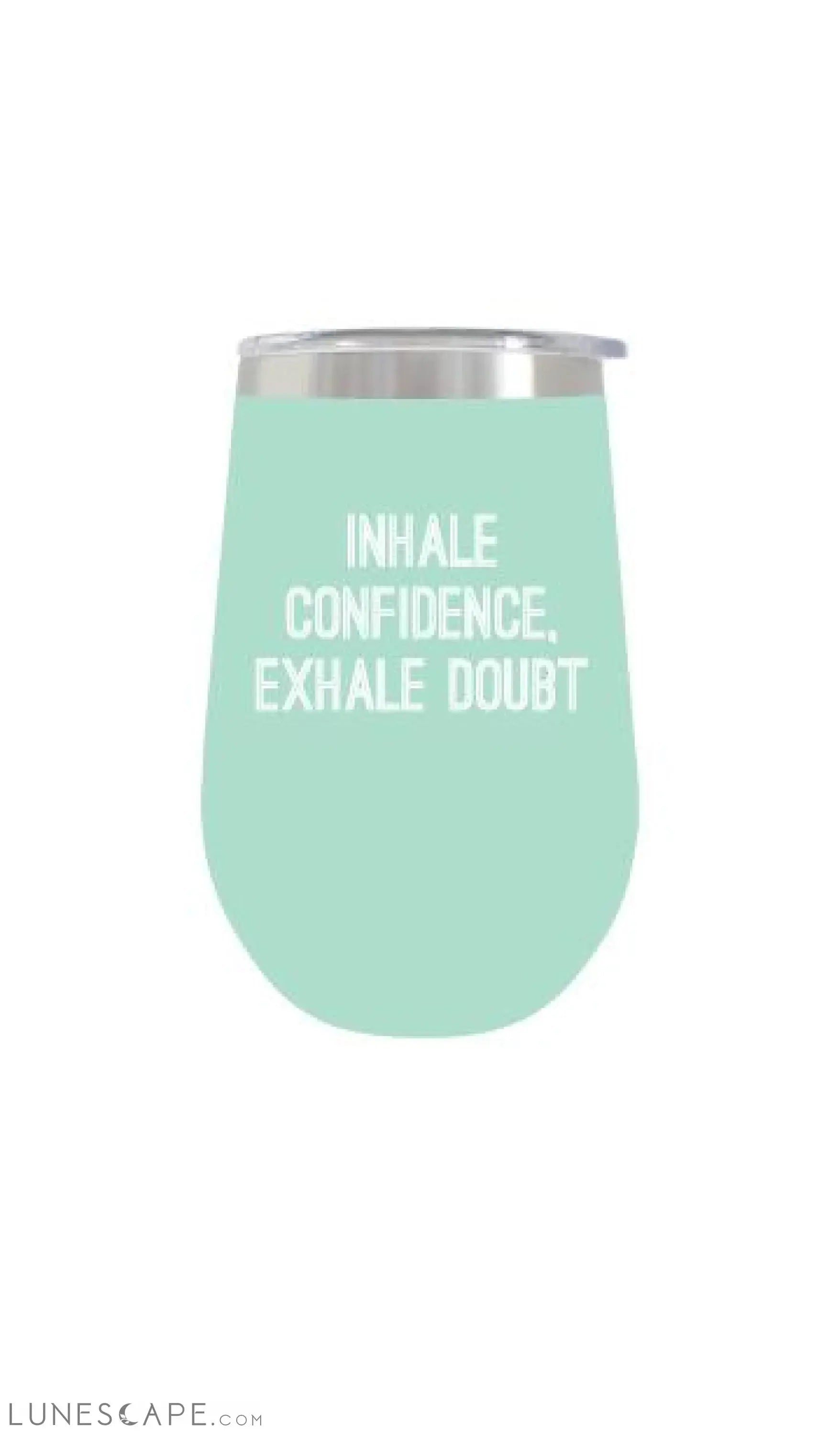 Wine Tumbler | Mint Green Travel Mug LUNESCAPE