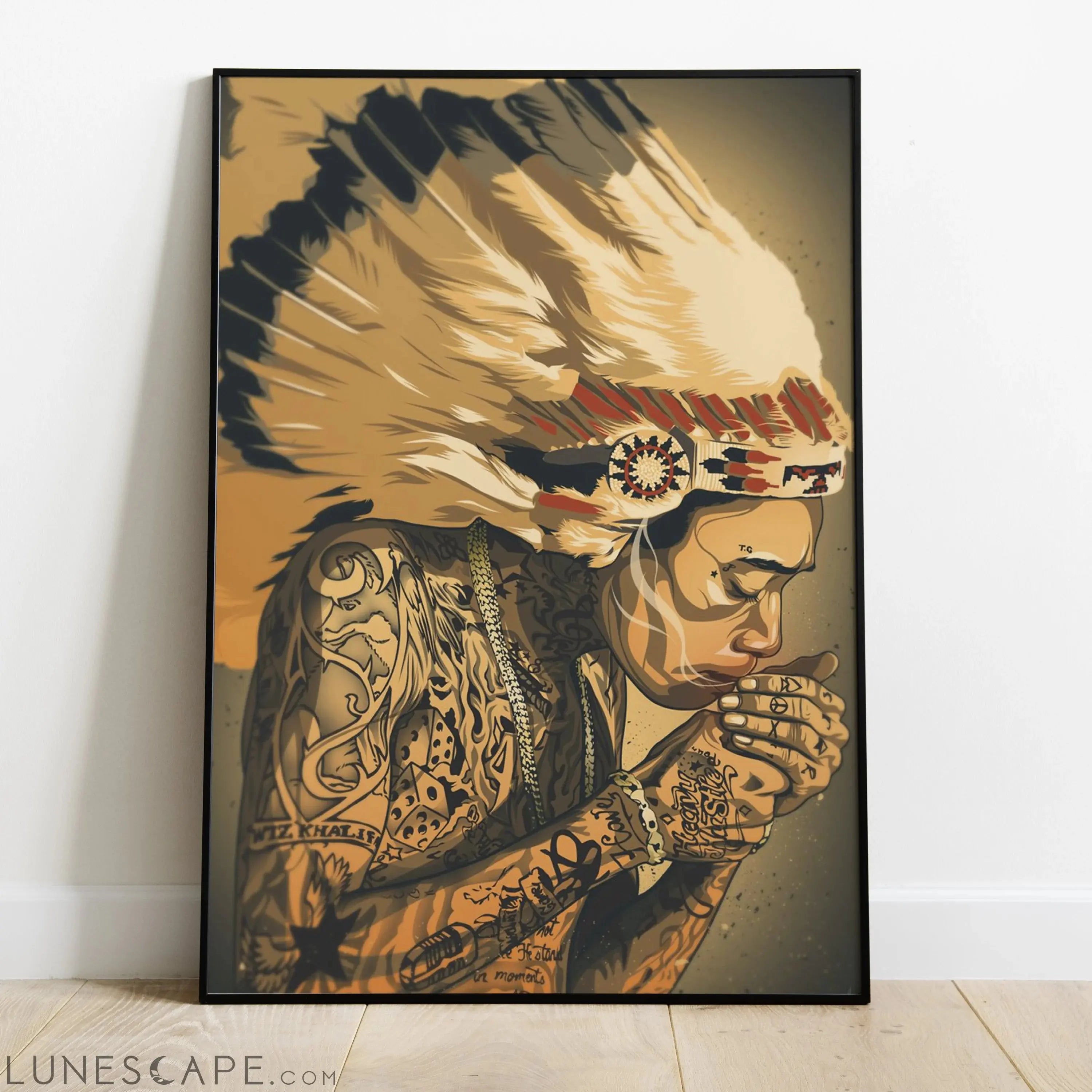 Wiz Khalifa Wall Poster - Multiple Sizes LUNESCAPE