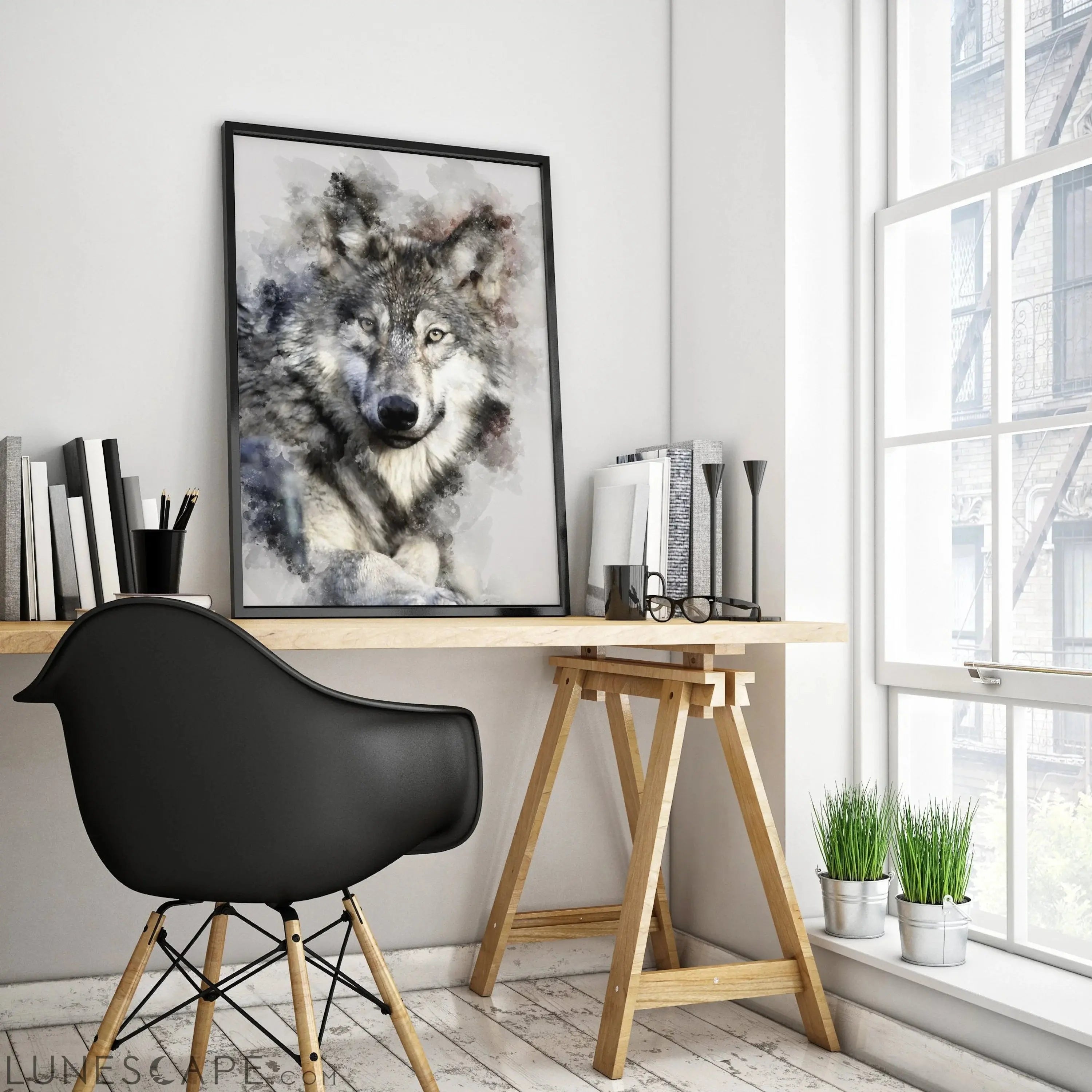 Wolf Poster LUNESCAPE