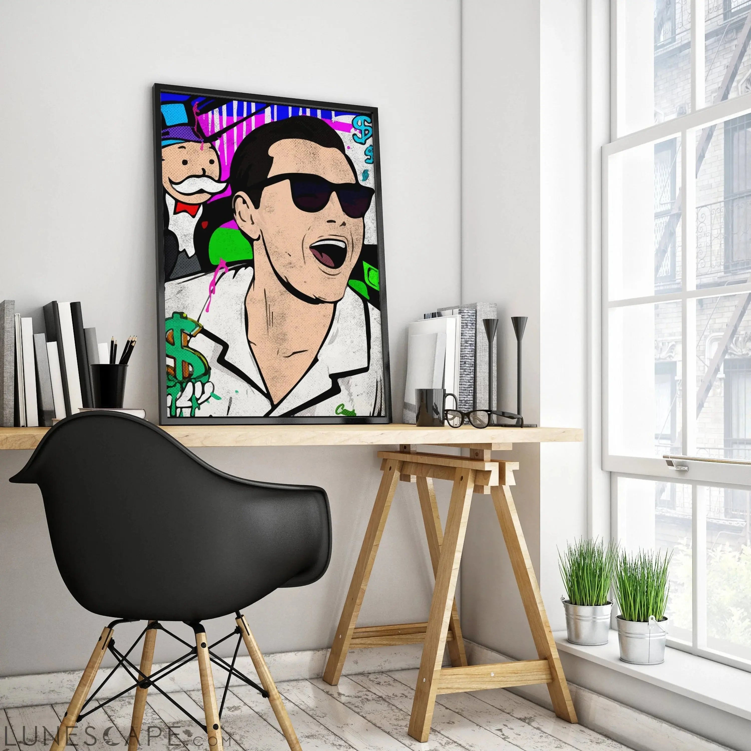 Wolf of Wallstreet Poster LUNESCAPE