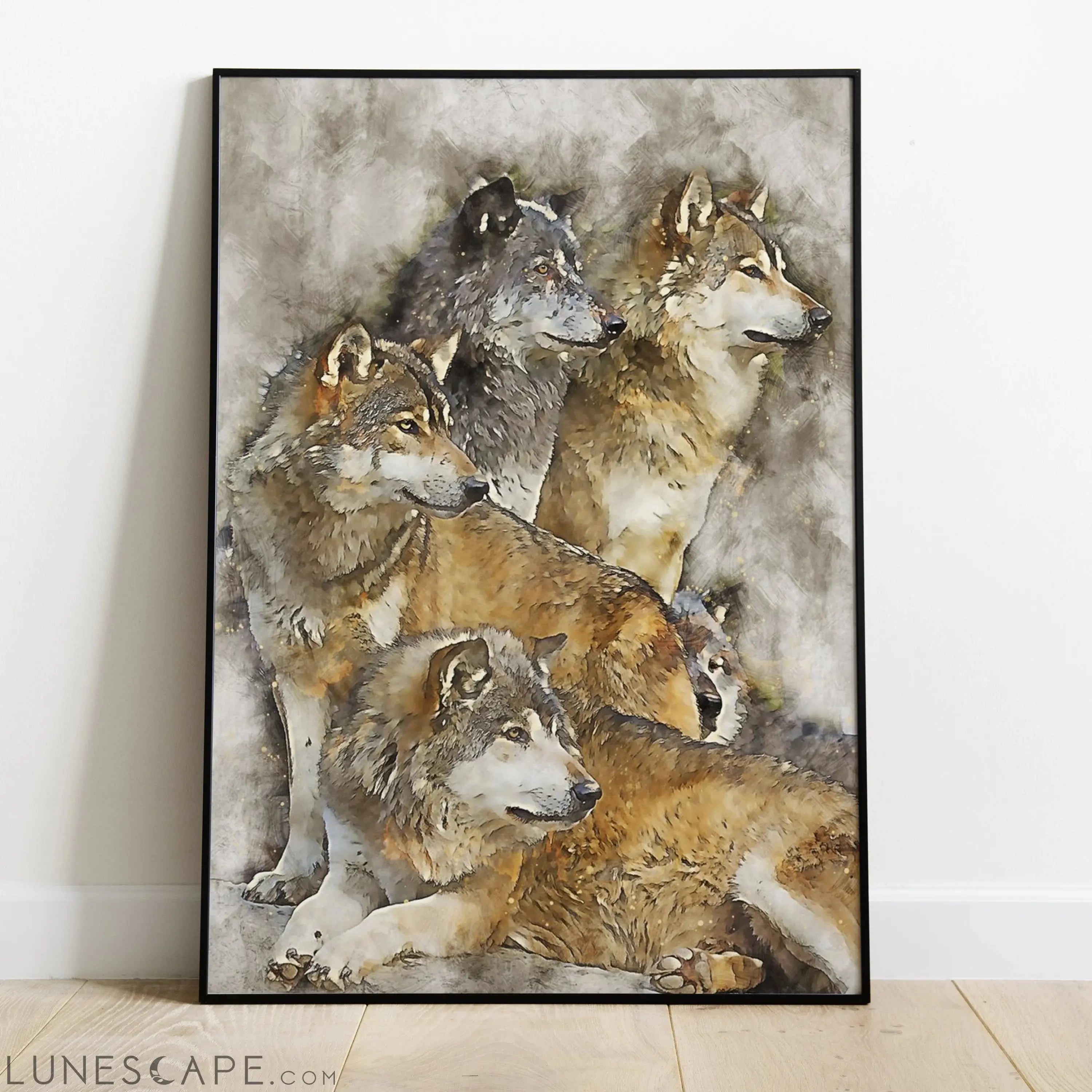 Wolves Poster LUNESCAPE