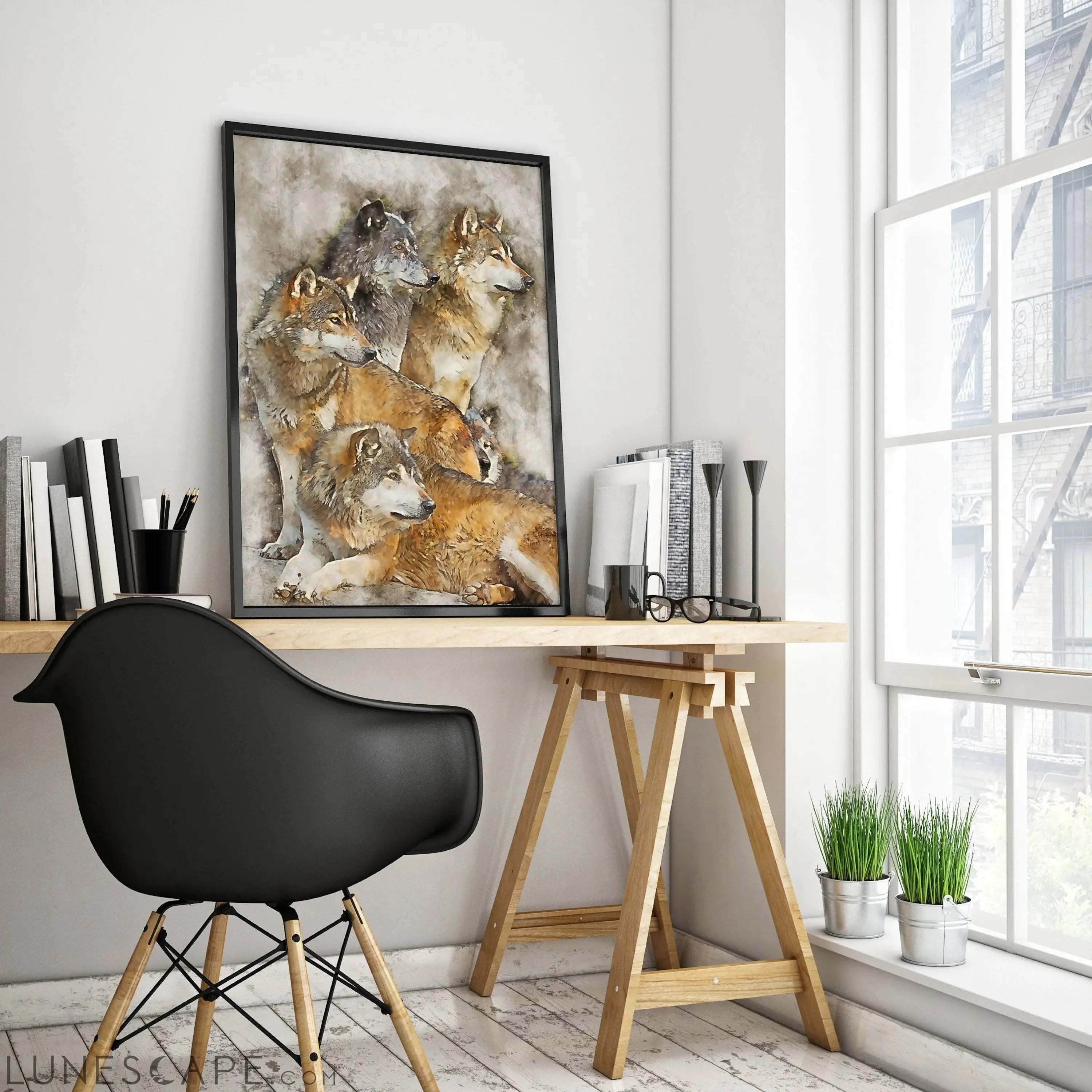 Wolves Poster LUNESCAPE