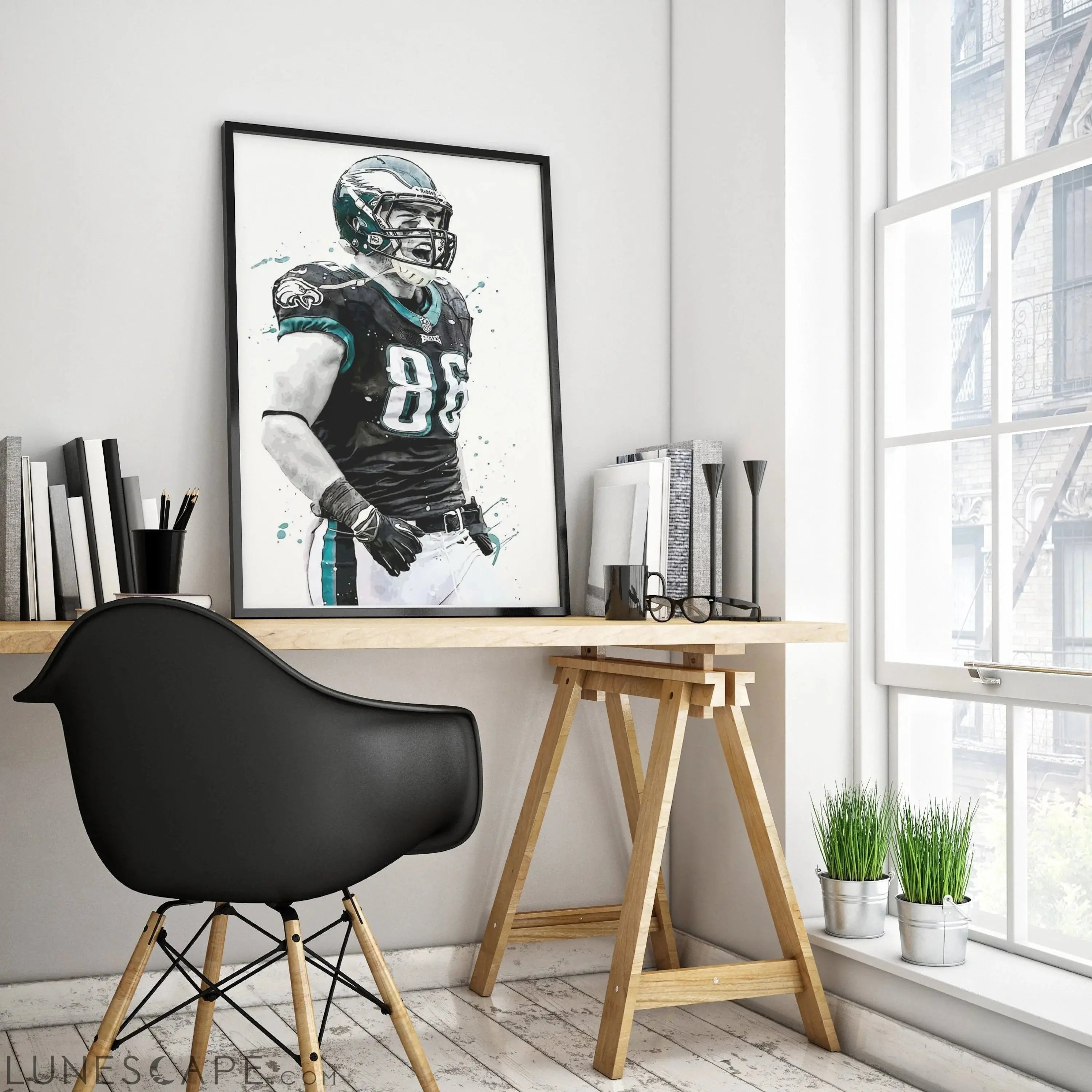 Zach Ertz Poster LUNESCAPE