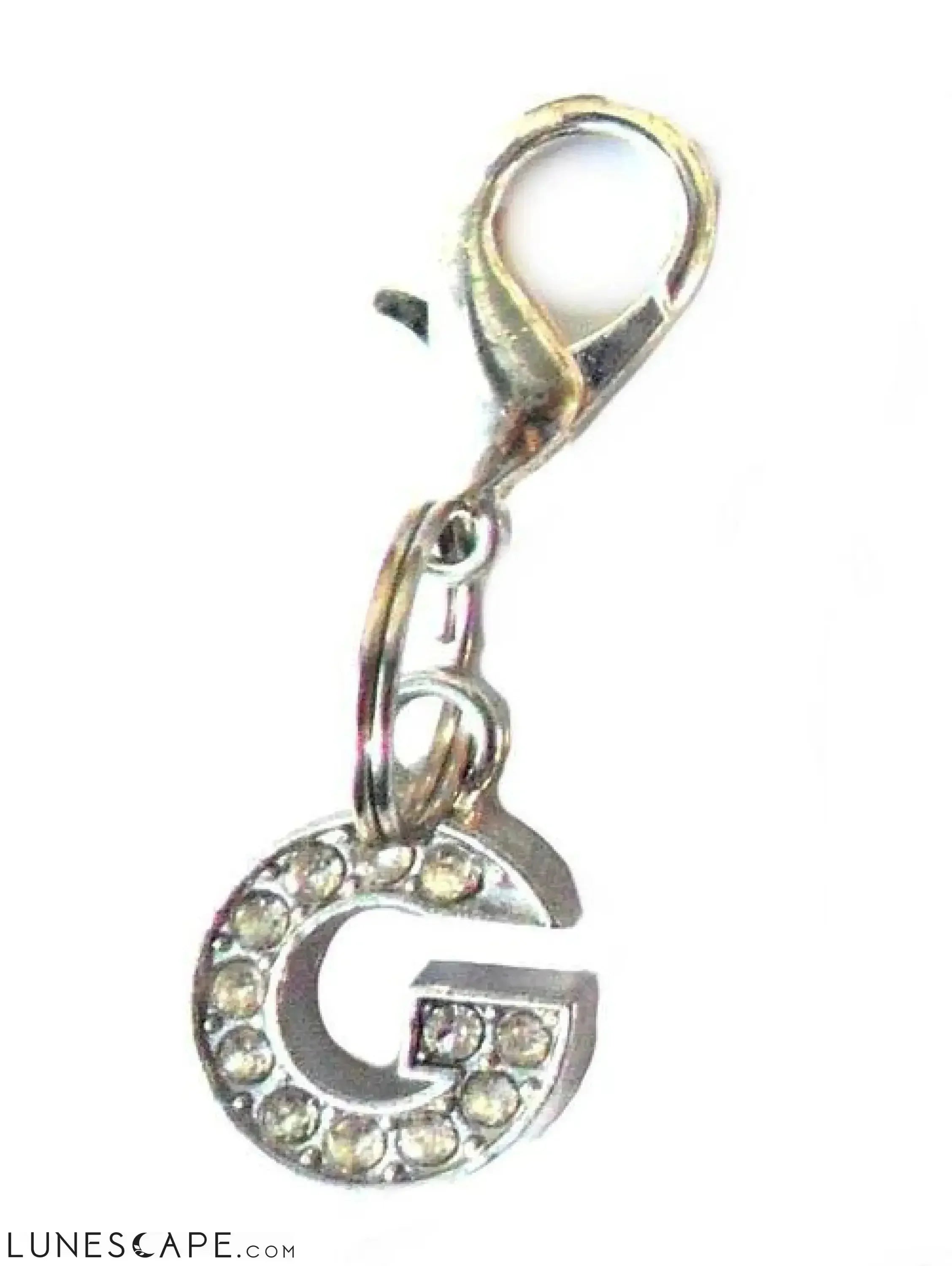 A-Z Crystal Letter Pet Charms LUNESCAPE