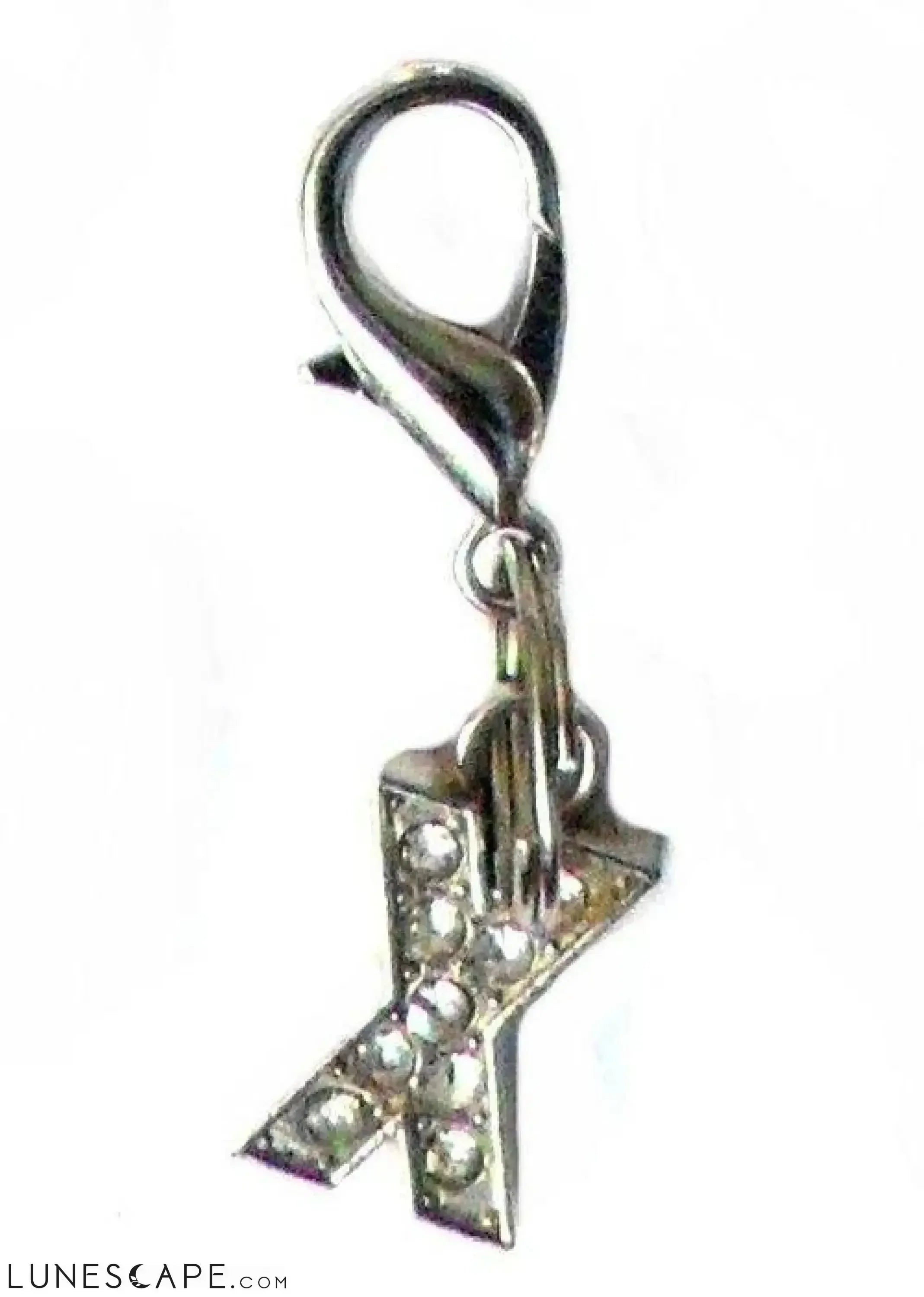 A-Z Crystal Letter Pet Charms LUNESCAPE