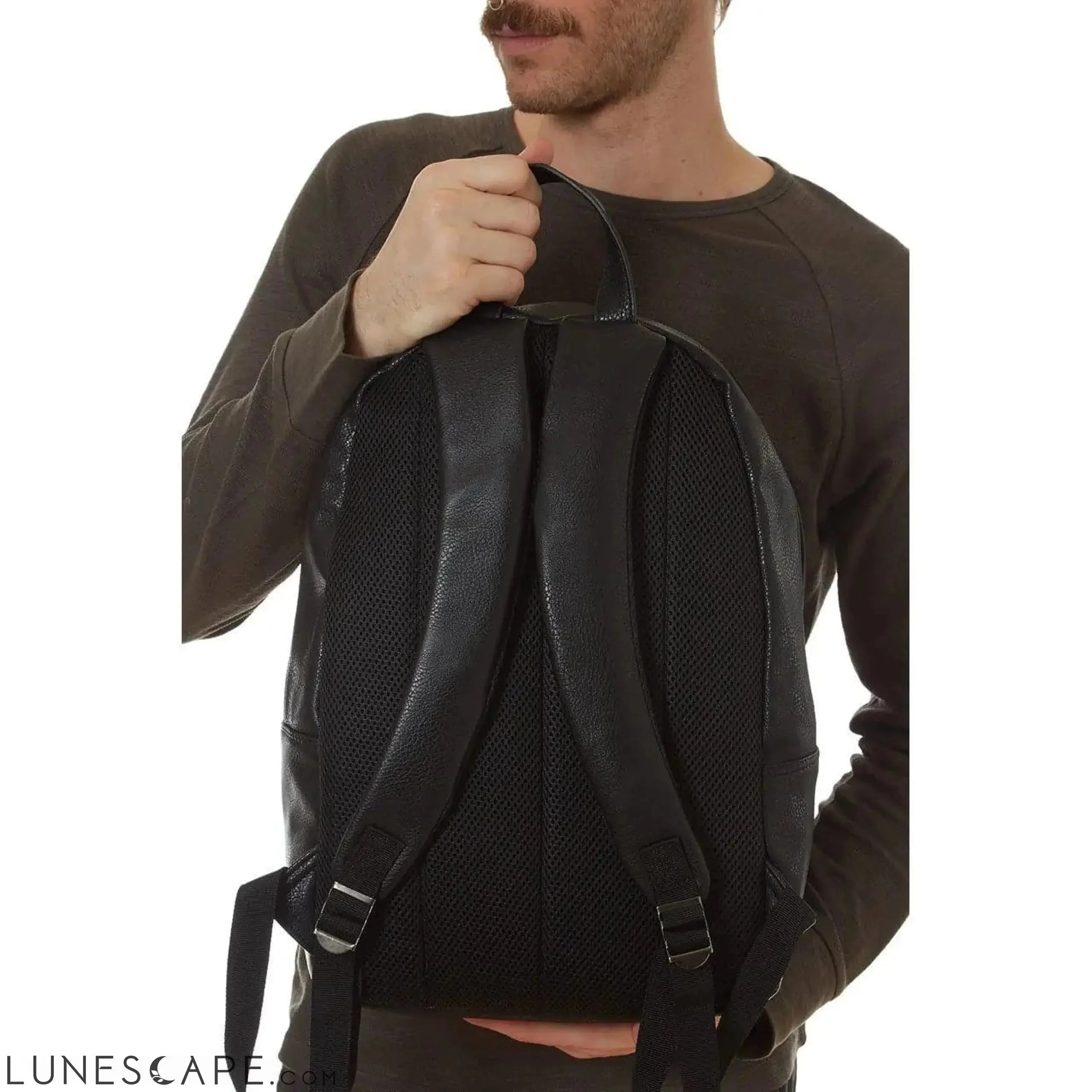 Adventure Backpack in Vegan Leather LUNESCAPE
