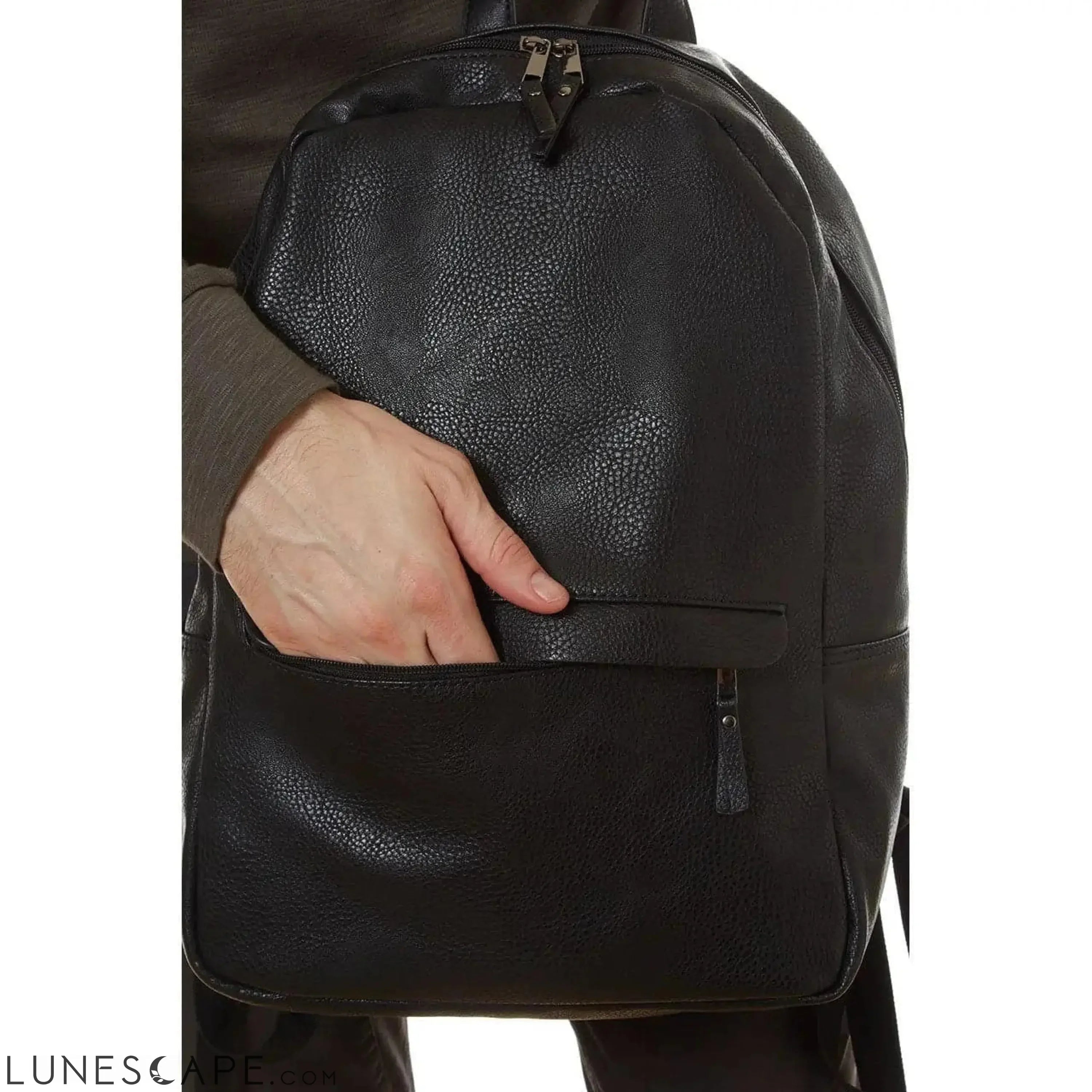 Adventure Backpack in Vegan Leather LUNESCAPE