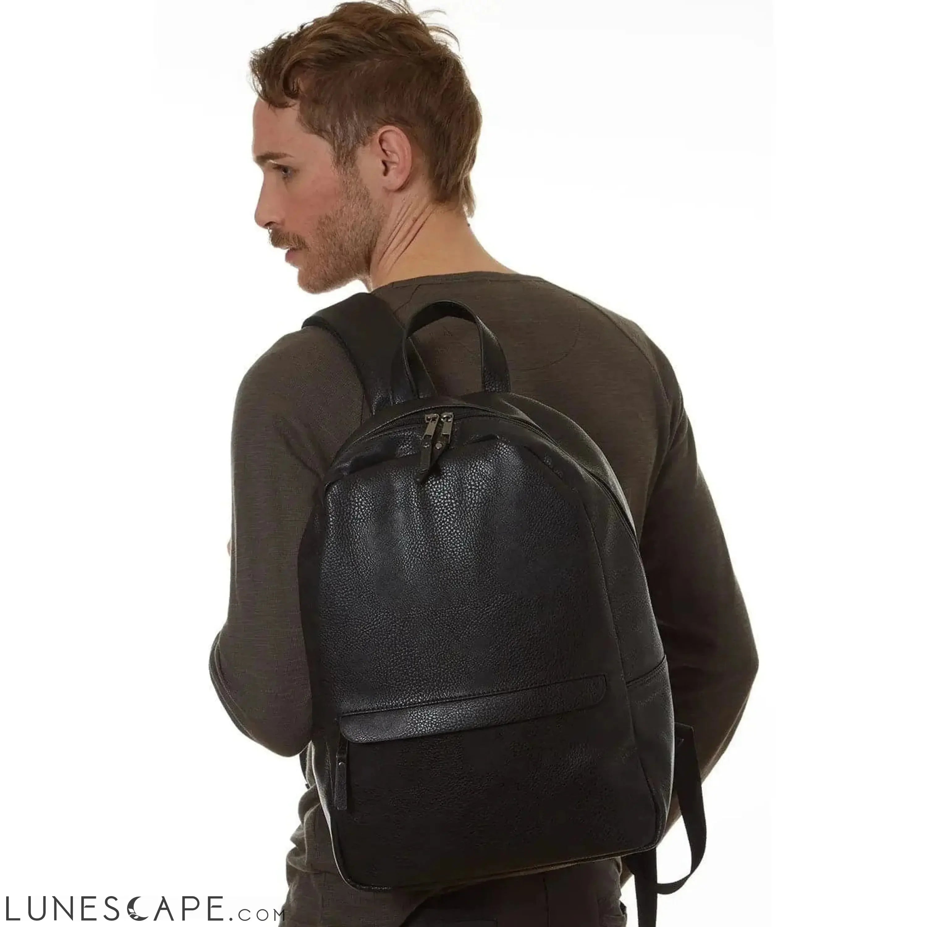 Adventure Backpack in Vegan Leather LUNESCAPE