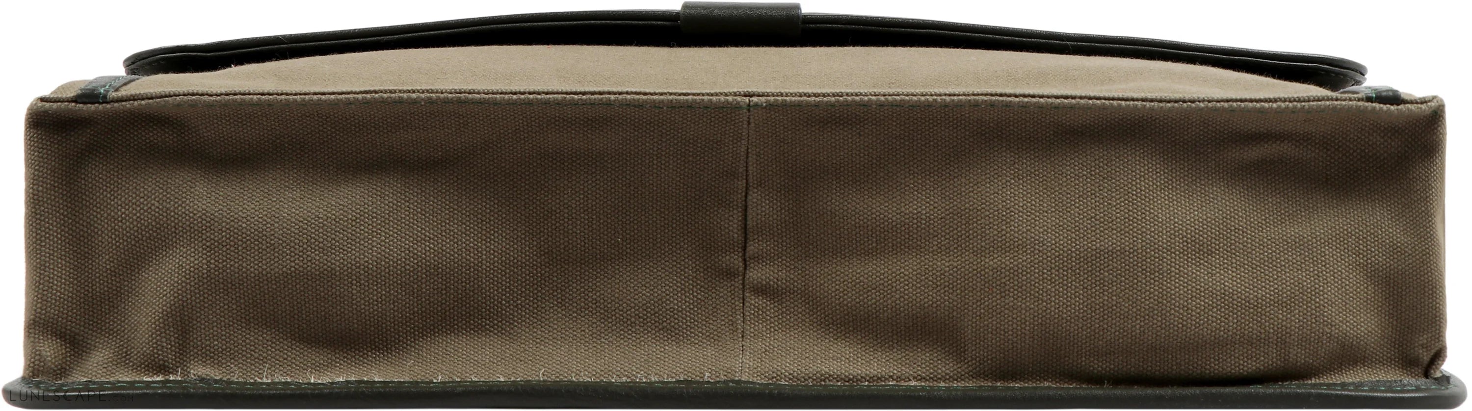 Aiden Canvas Leather Laptop Messenger Bag LUNESCAPE