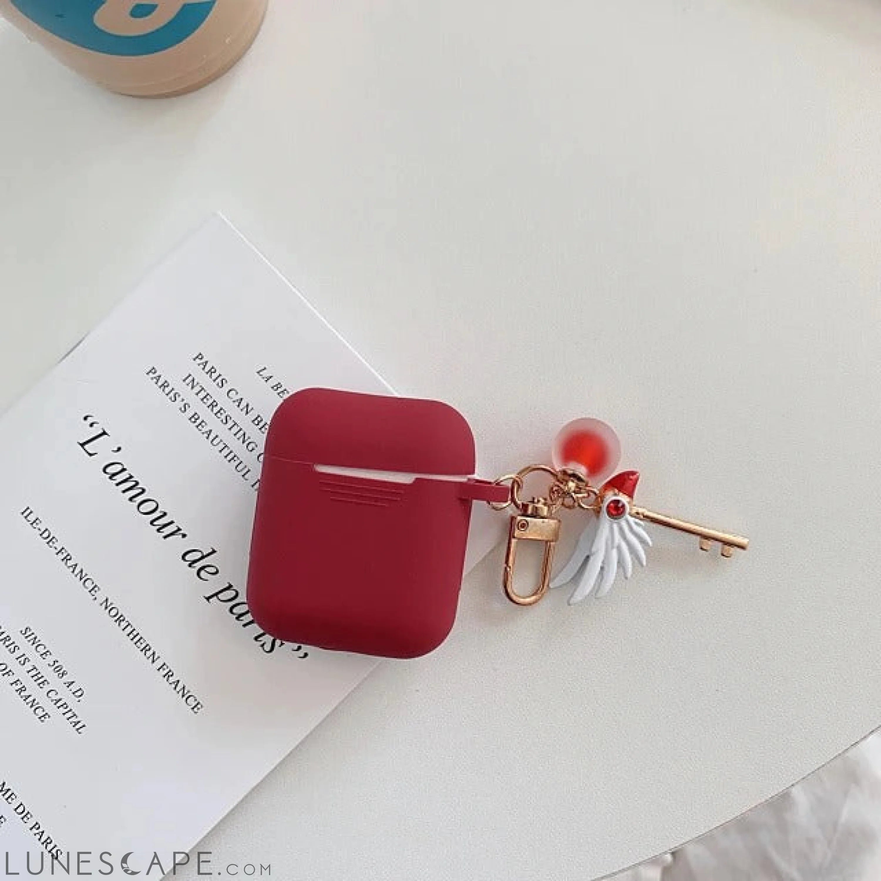 AirPods Case Silica gel Solid Color Lovely Portable For AirPods1/2/3 LUNESCAPE