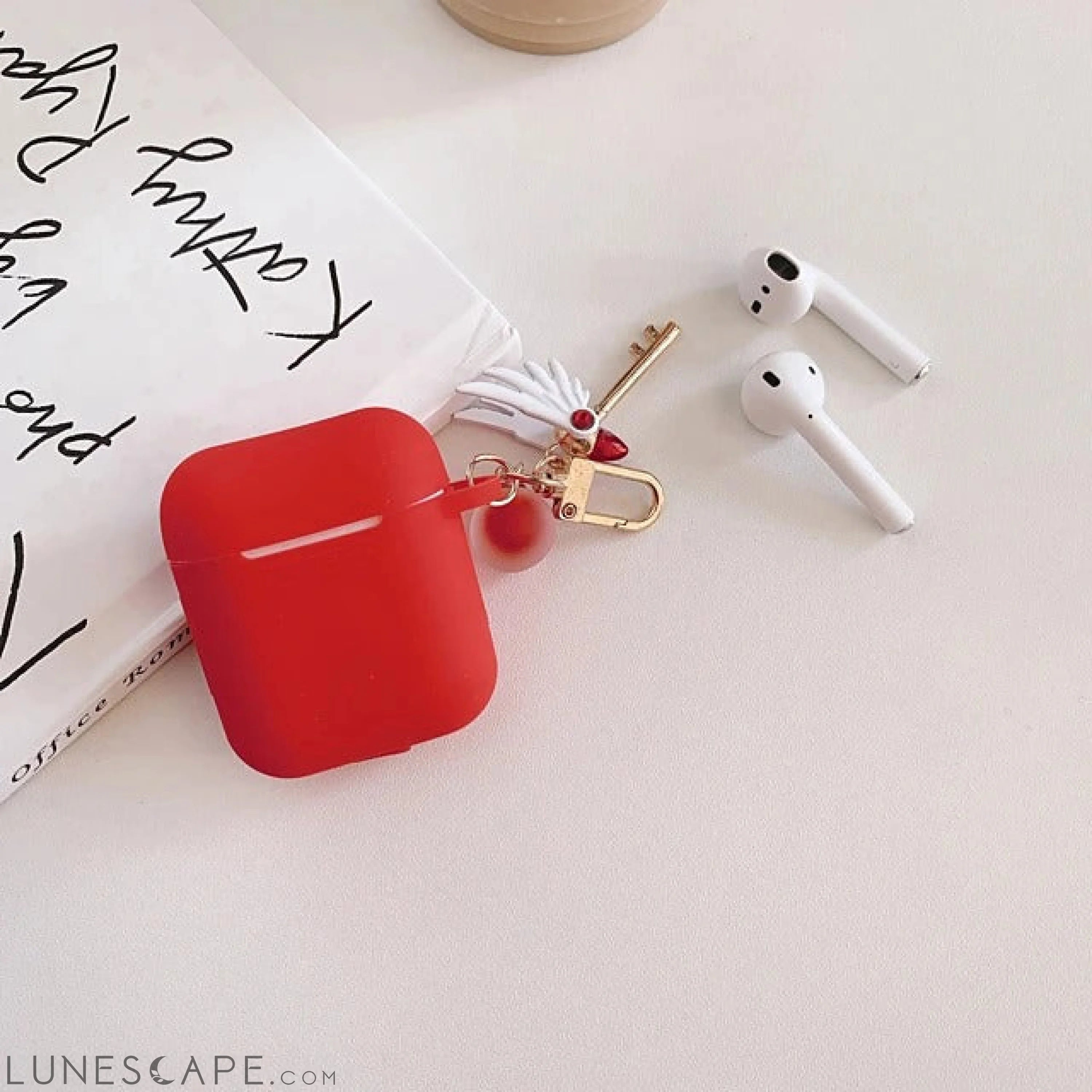 AirPods Case Silica gel Solid Color Lovely Portable For AirPods1/2/3 LUNESCAPE