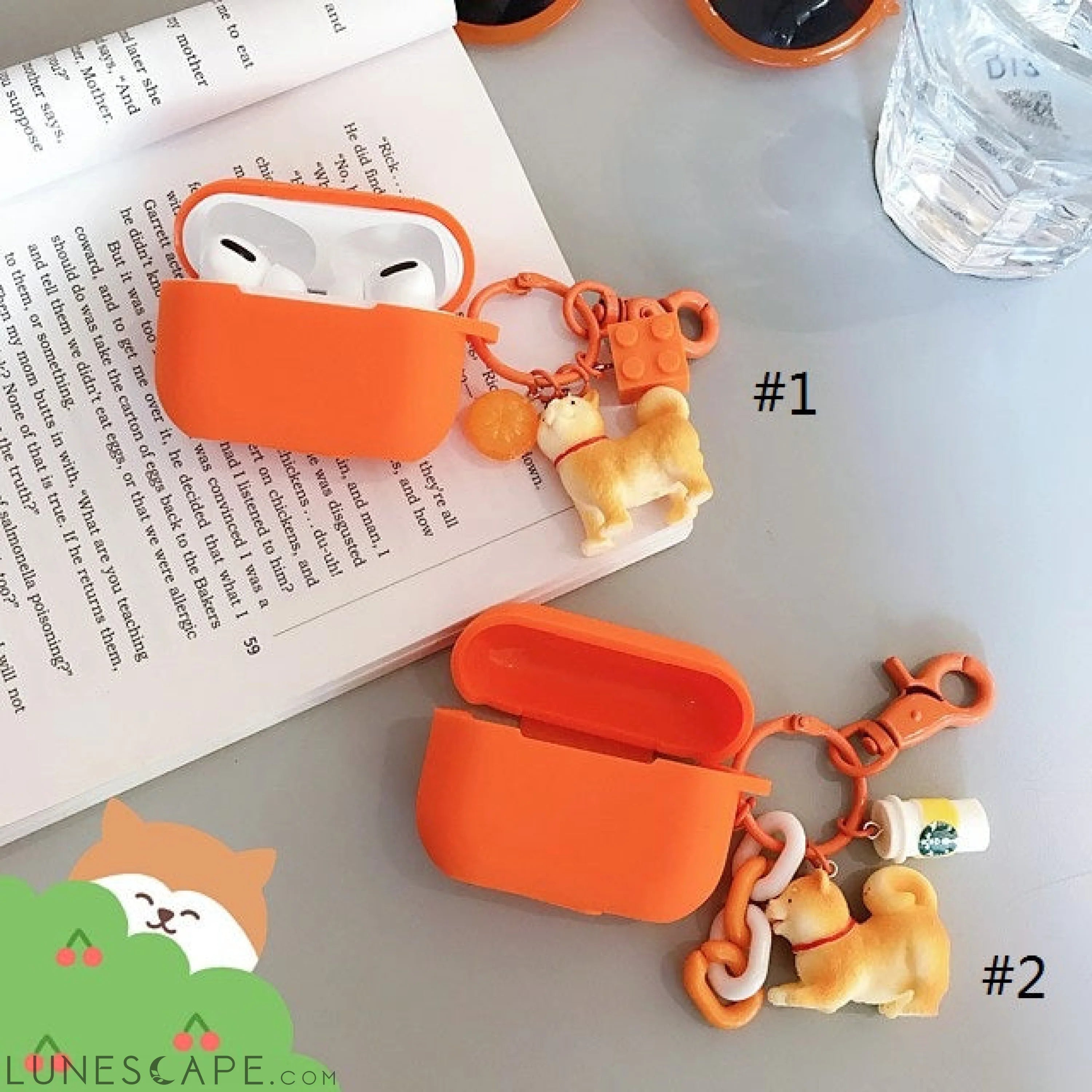 AirPods Pro Case Christmas Silicone Soft Lovely Pattern Portable LUNESCAPE