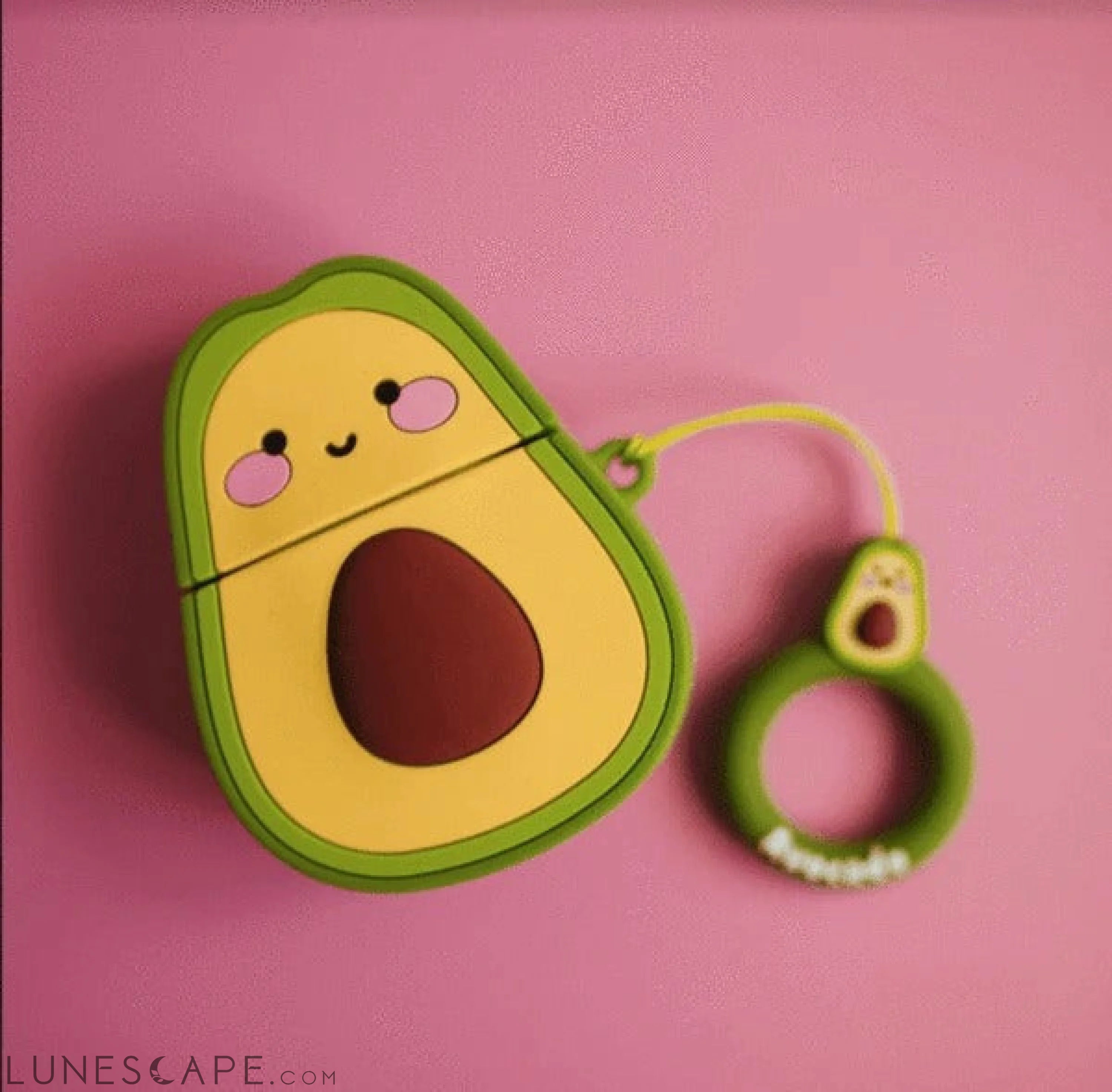AirPods Strawberry Avocado Peach Silicone Case Cover LUNESCAPE