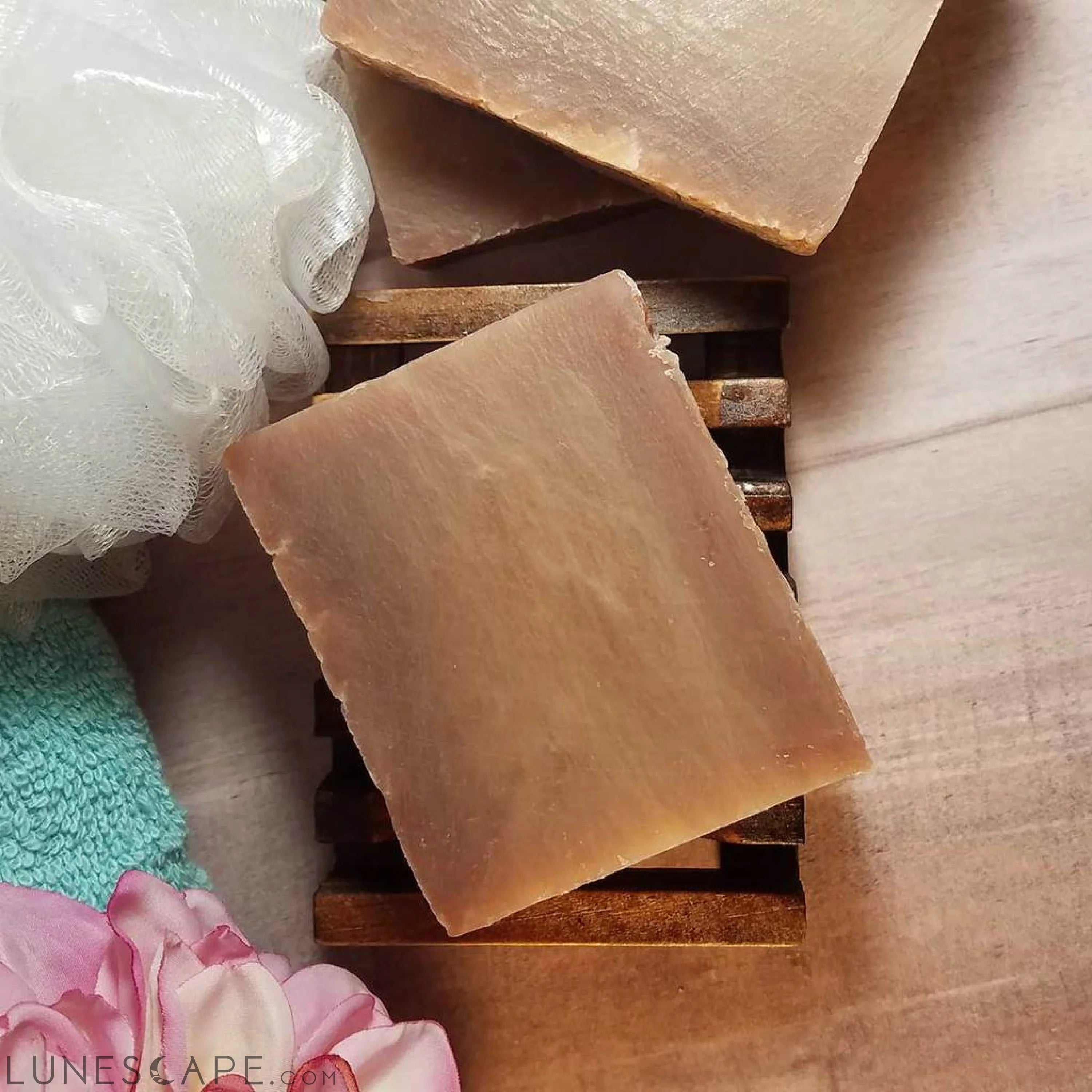 All Natural Coconut Handmade Soap LUNESCAPE