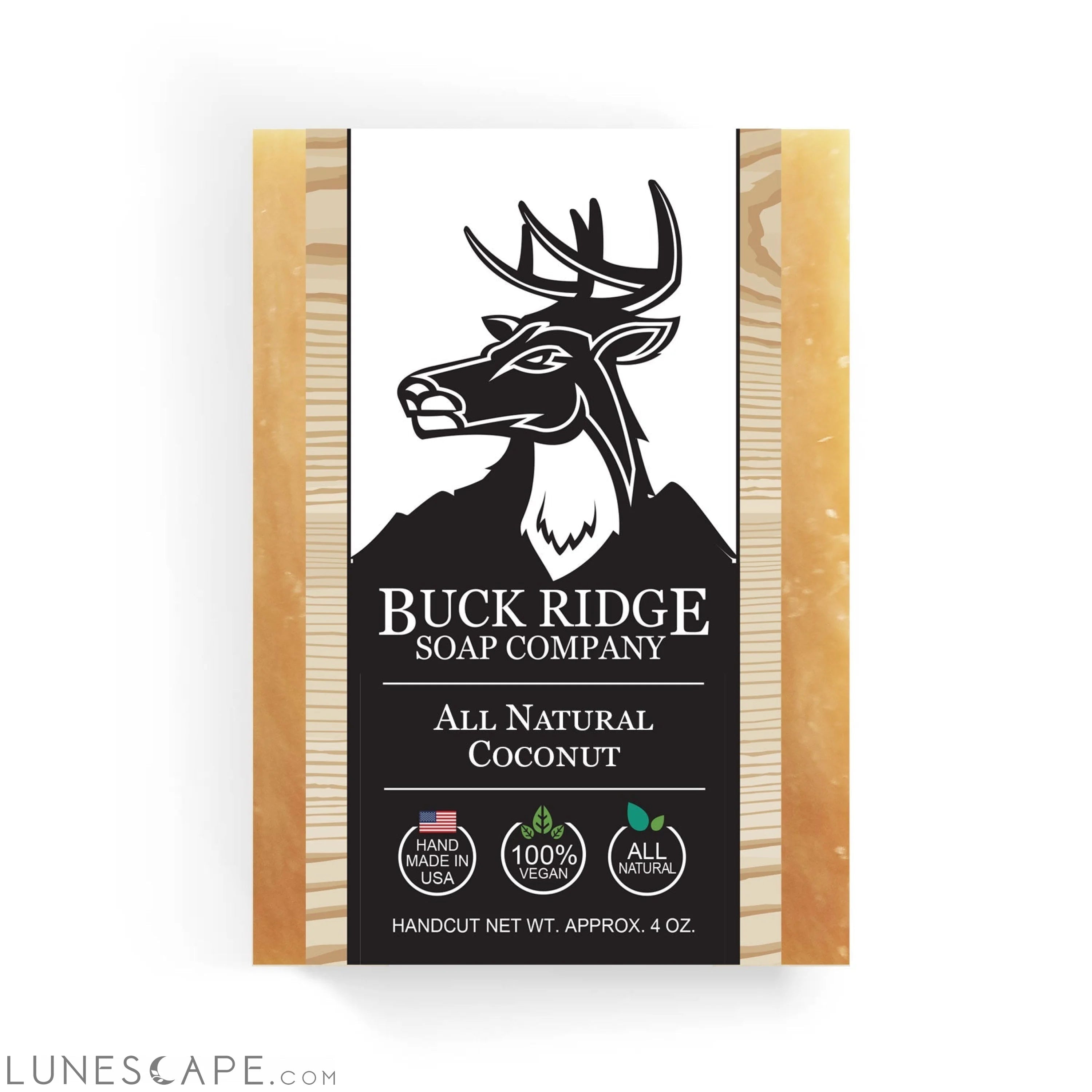 All Natural Coconut Handmade Soap LUNESCAPE