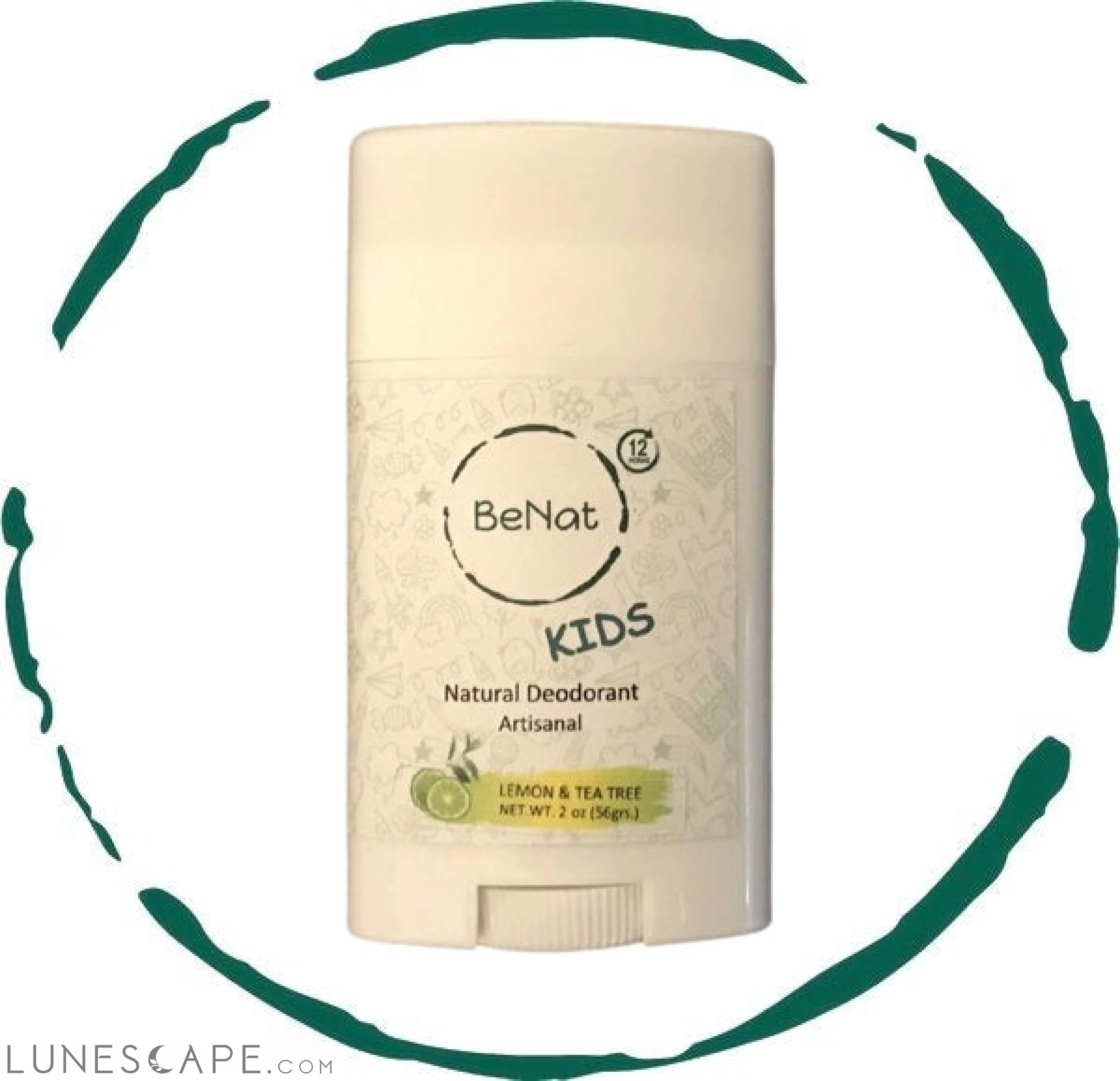 All-Natural Deodorant for Kids & Teens LUNESCAPE