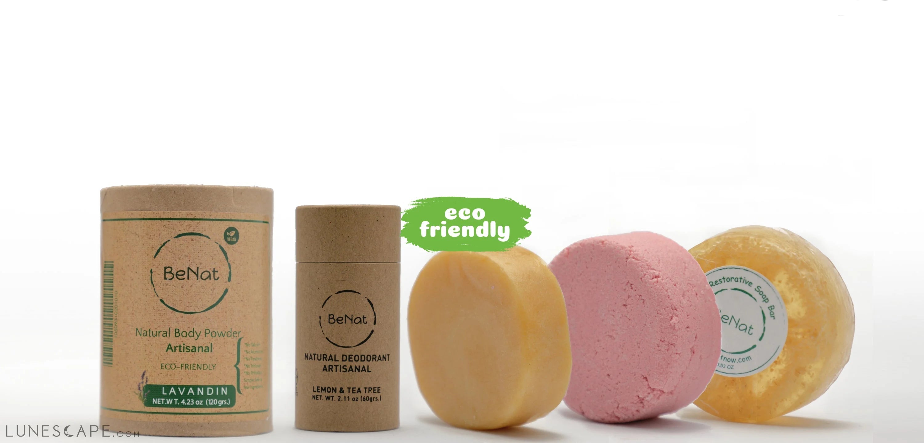 All-Natural Personal Care Bundle. 5-Pack. LUNESCAPE