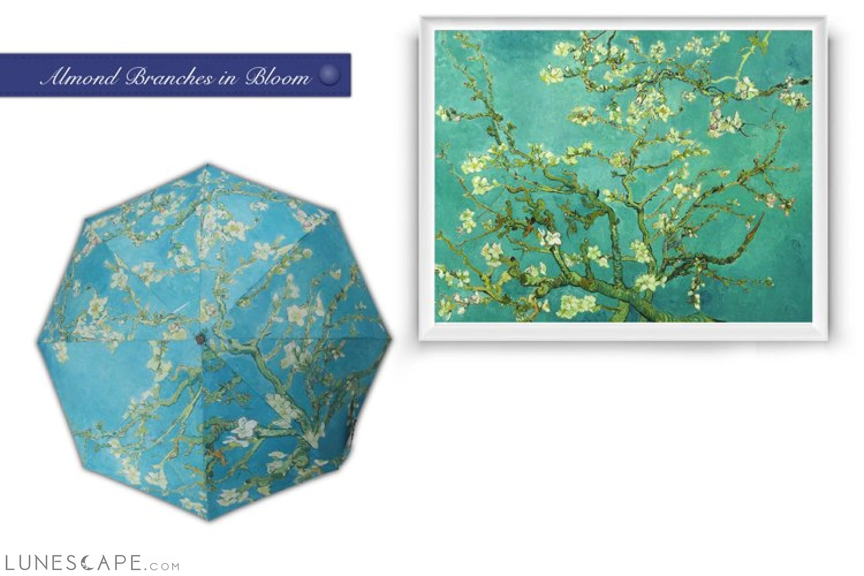 Almond Branches in Bloom Umbrella LUNESCAPE