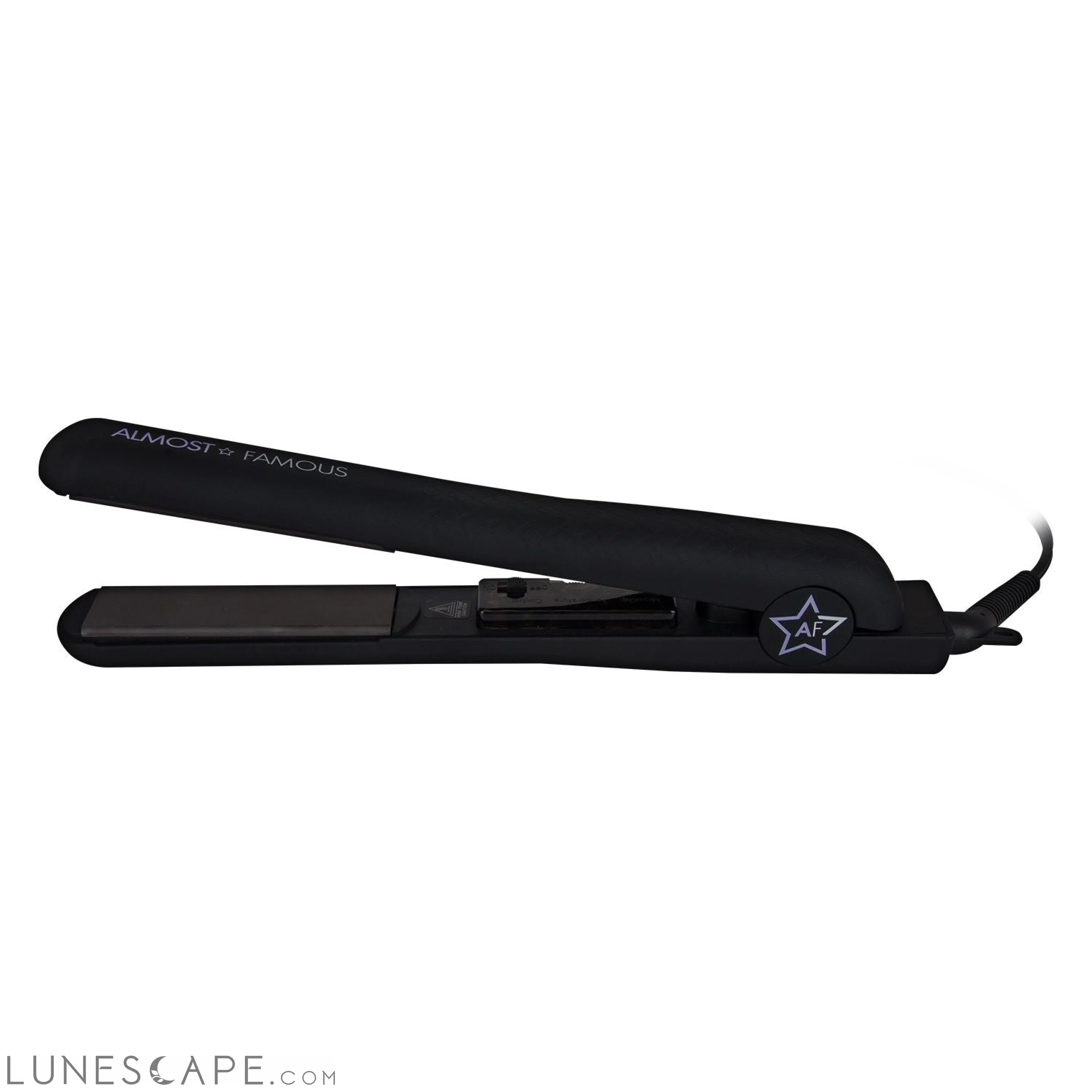Almost Famous 1.25" Venice Babe Flat Iron with Luxe Gem Infused Plates LUNESCAPE
