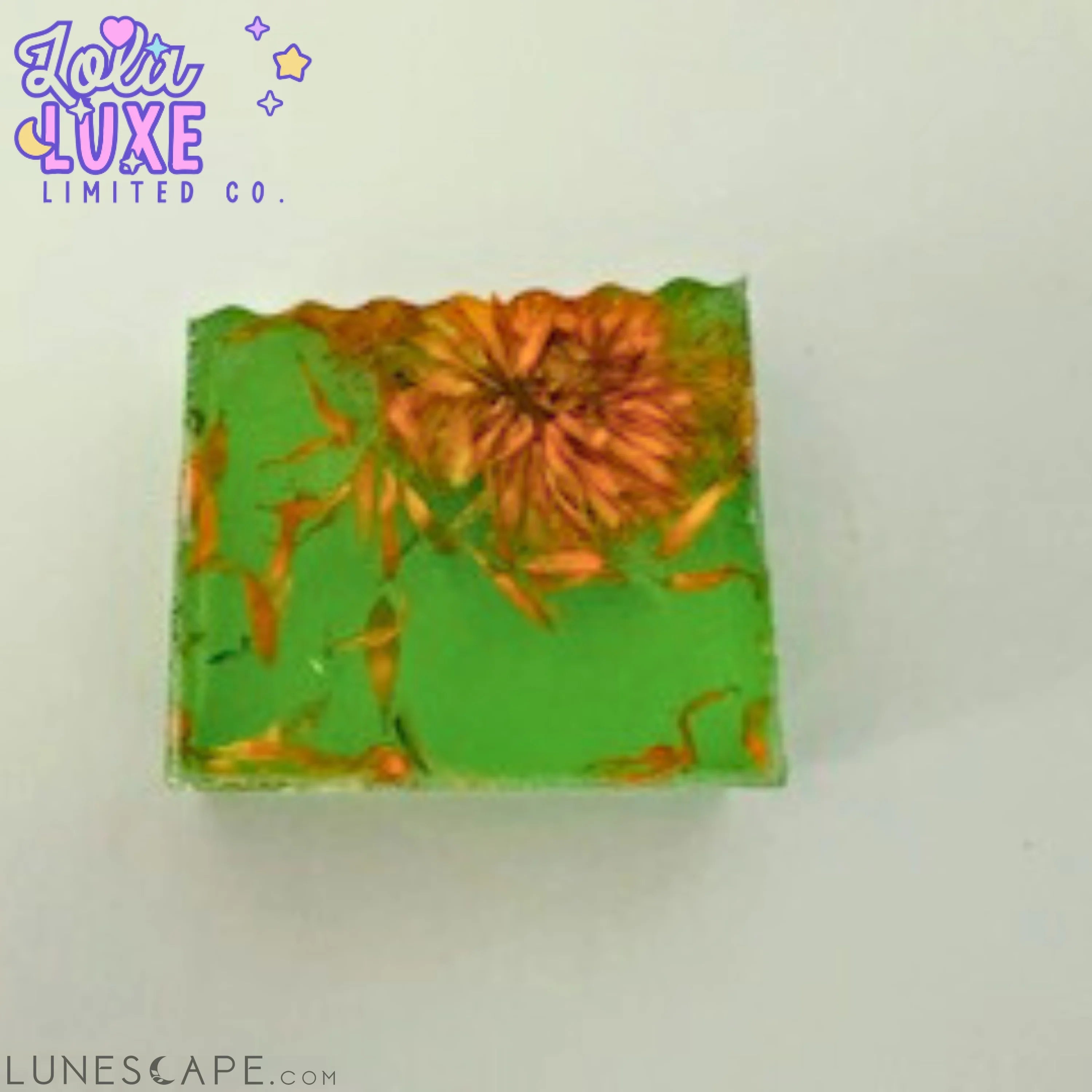 Aloe Vera & Calendula Flowers All Natural Handmade Soap LUNESCAPE