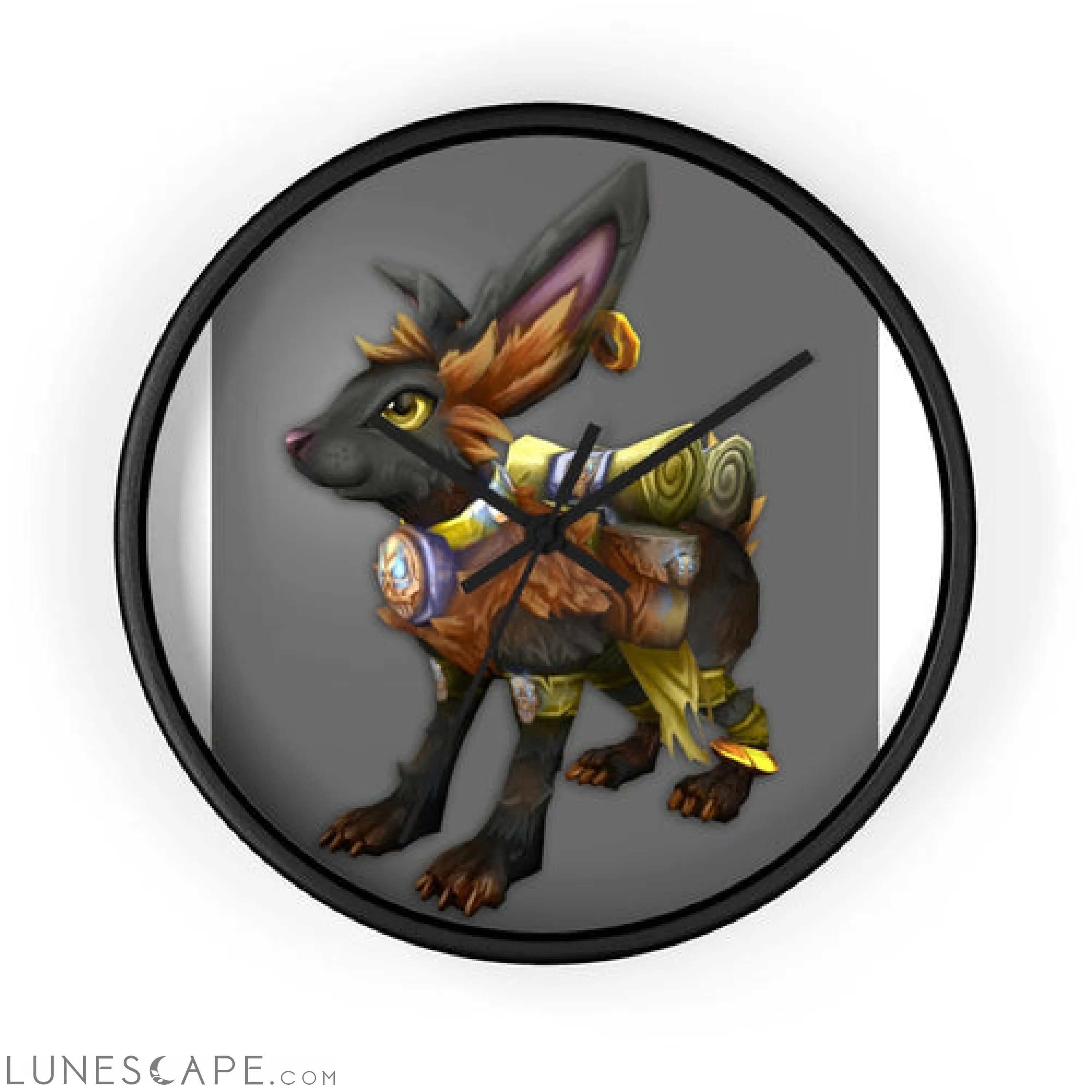 Amara the Wandering Mara Companion Wall clock LUNESCAPE