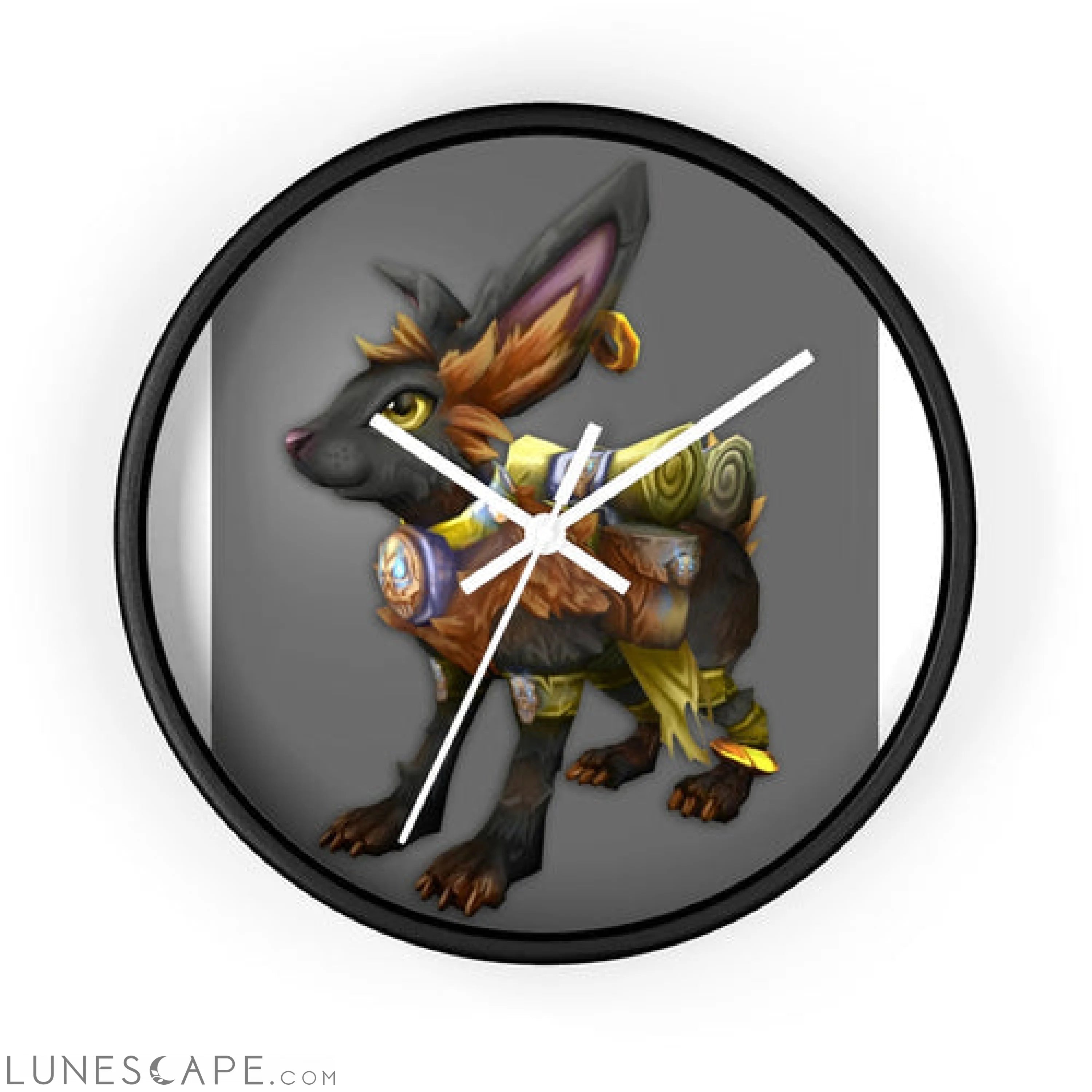 Amara the Wandering Mara Companion Wall clock LUNESCAPE