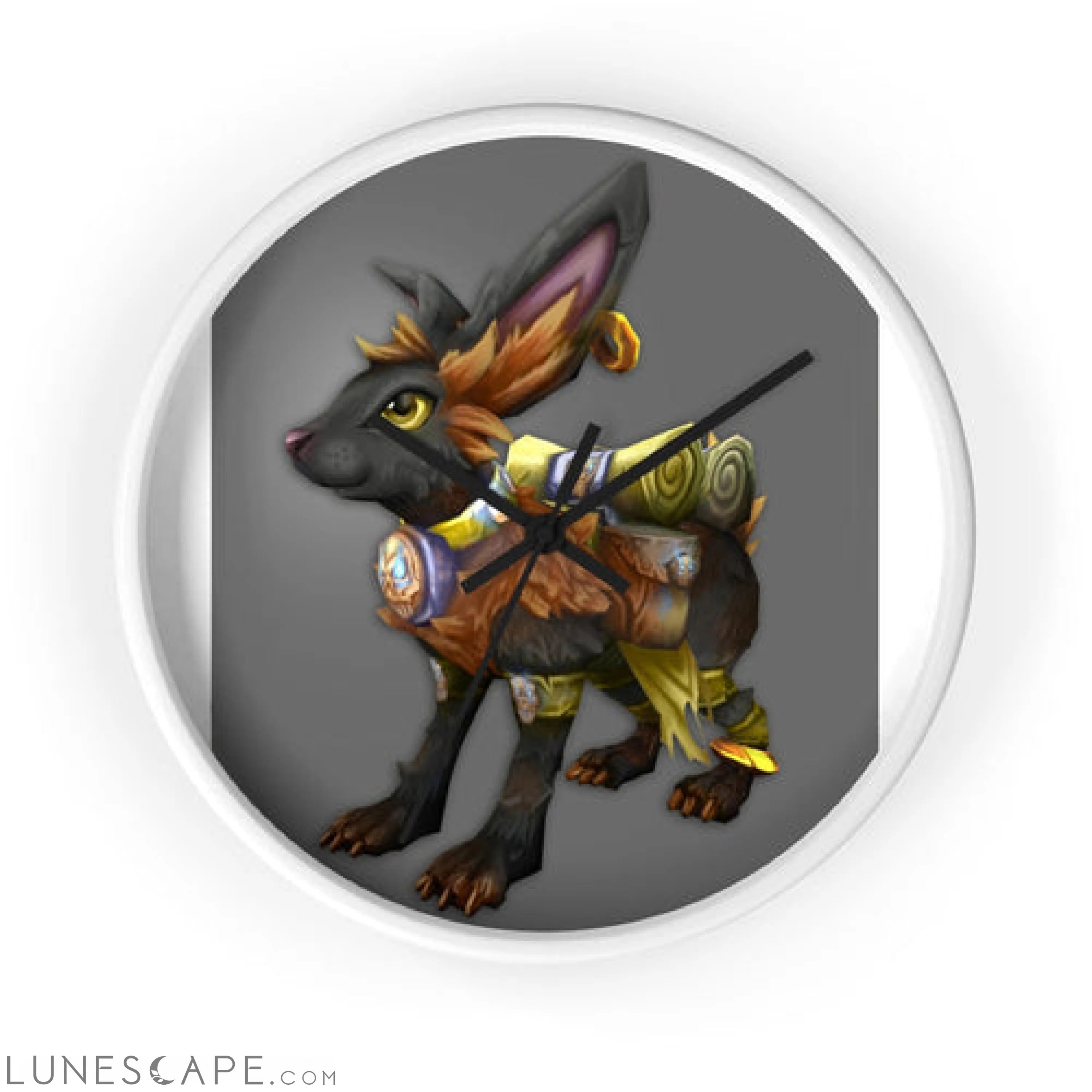 Amara the Wandering Mara Companion Wall clock LUNESCAPE