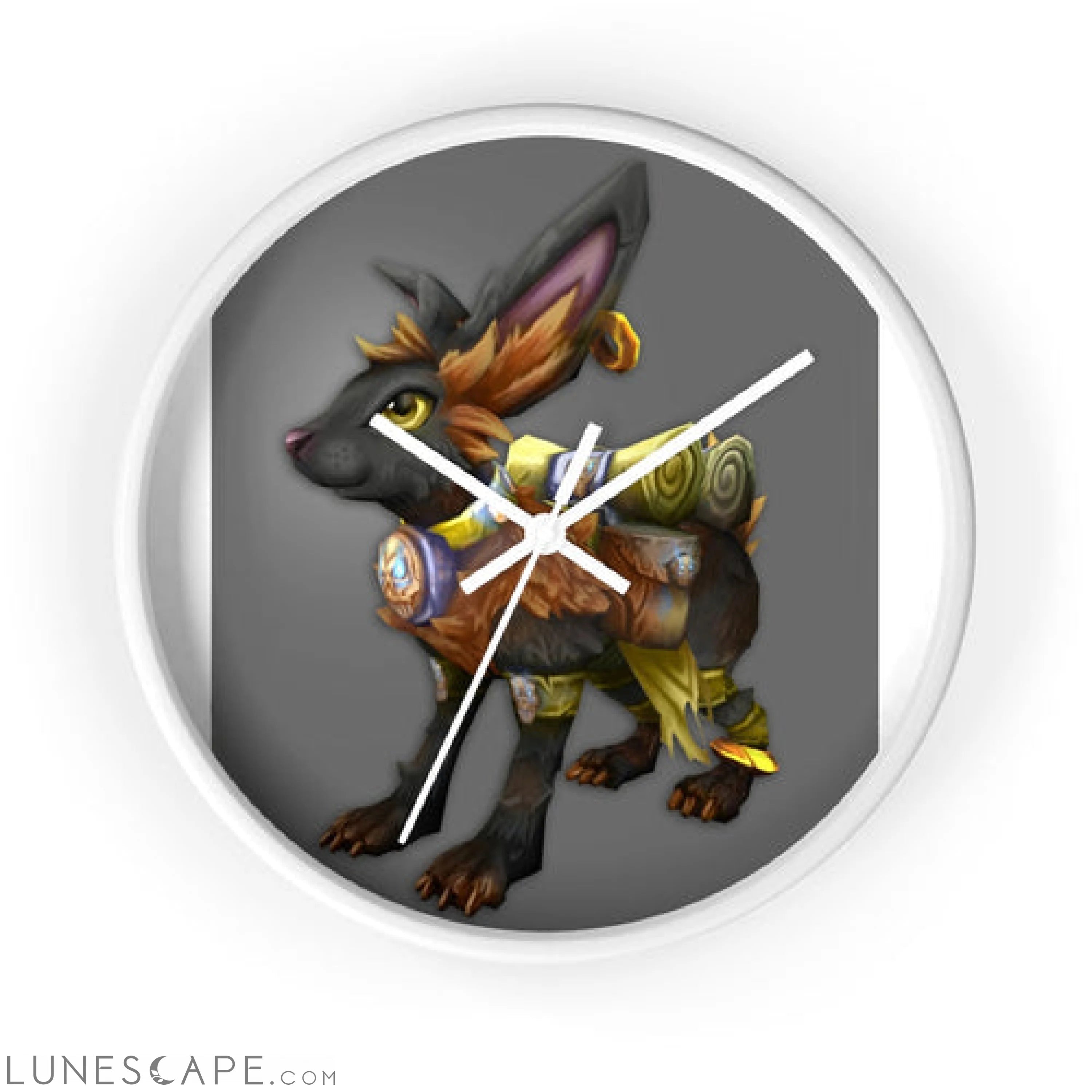 Amara the Wandering Mara Companion Wall clock LUNESCAPE