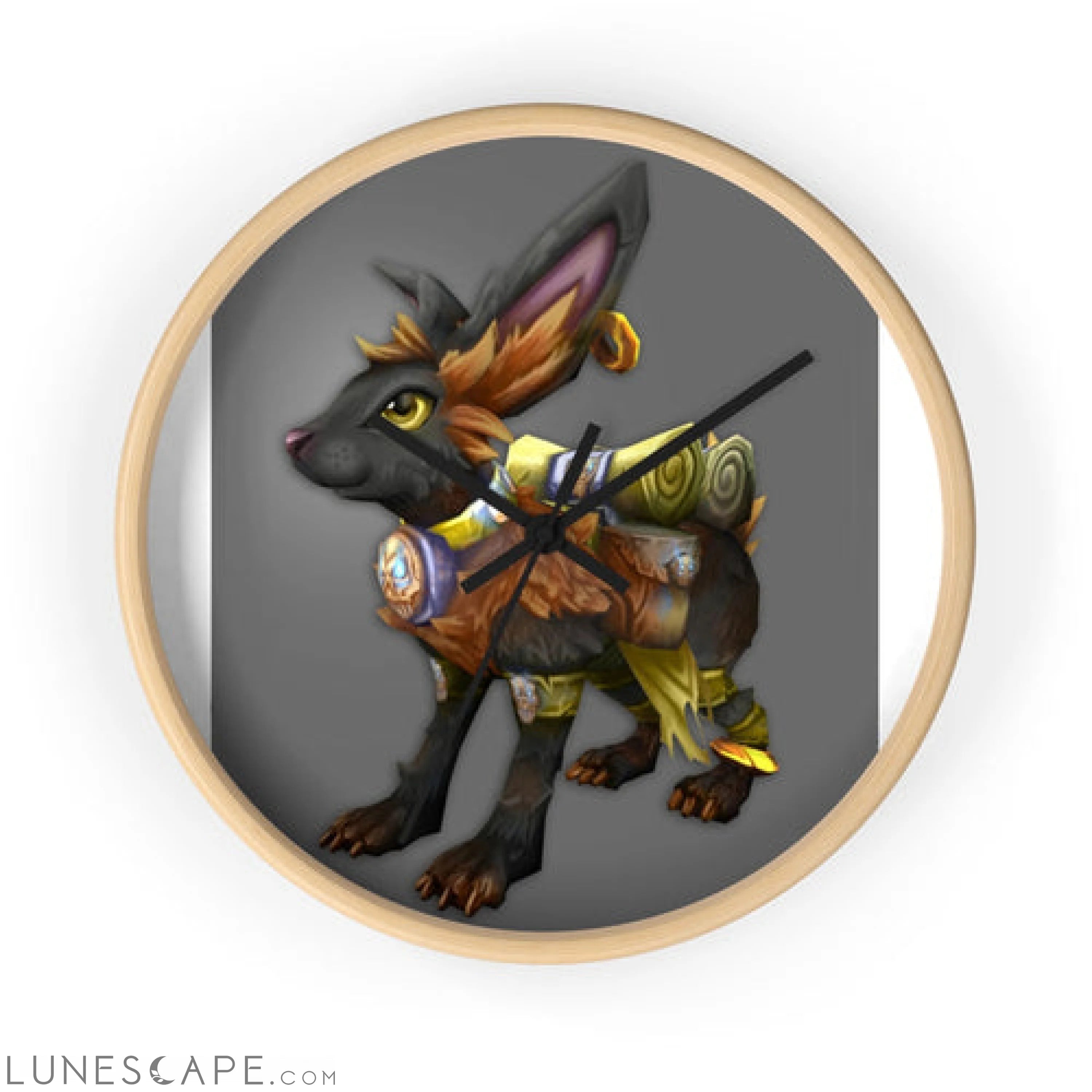 Amara the Wandering Mara Companion Wall clock LUNESCAPE