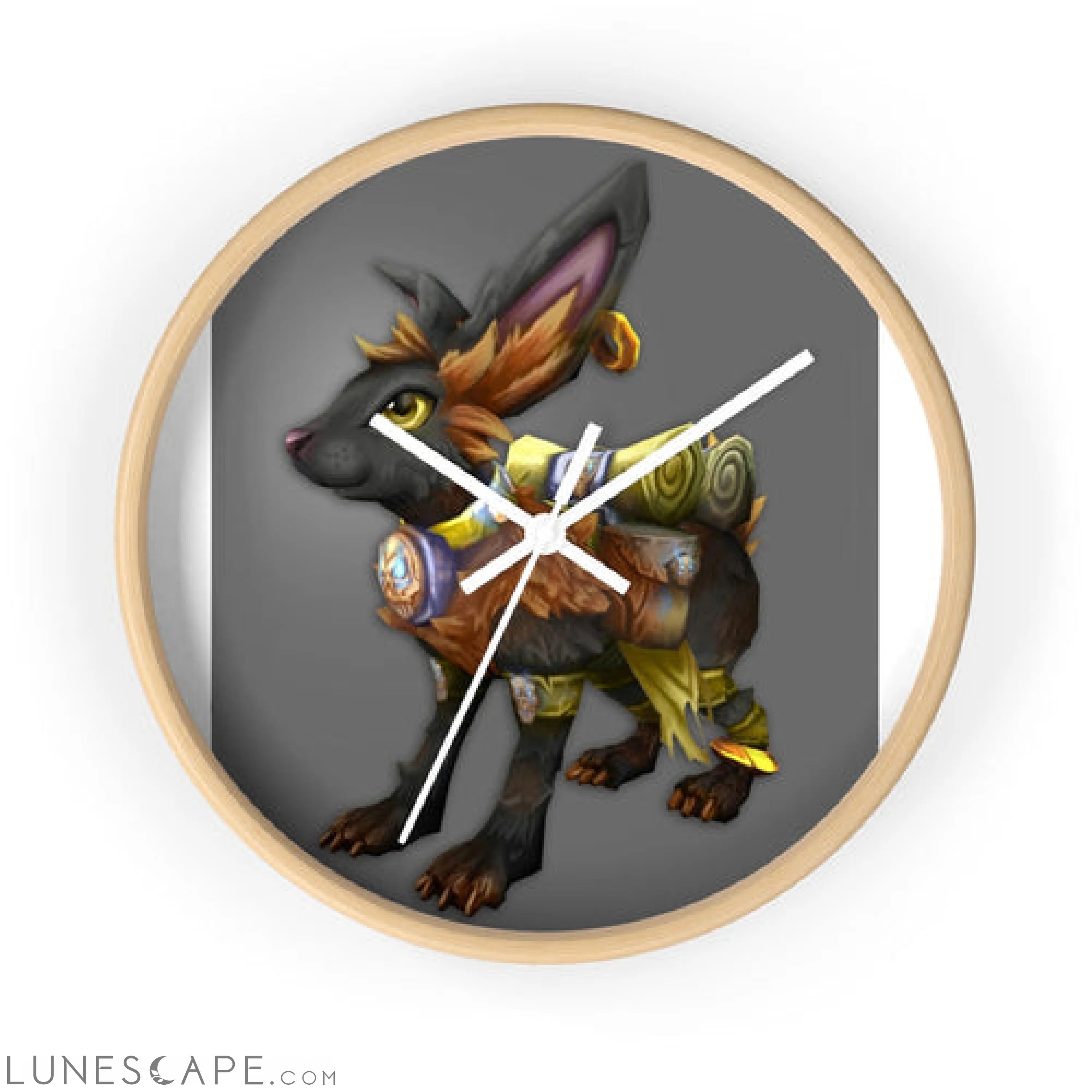 Amara the Wandering Mara Companion Wall clock LUNESCAPE