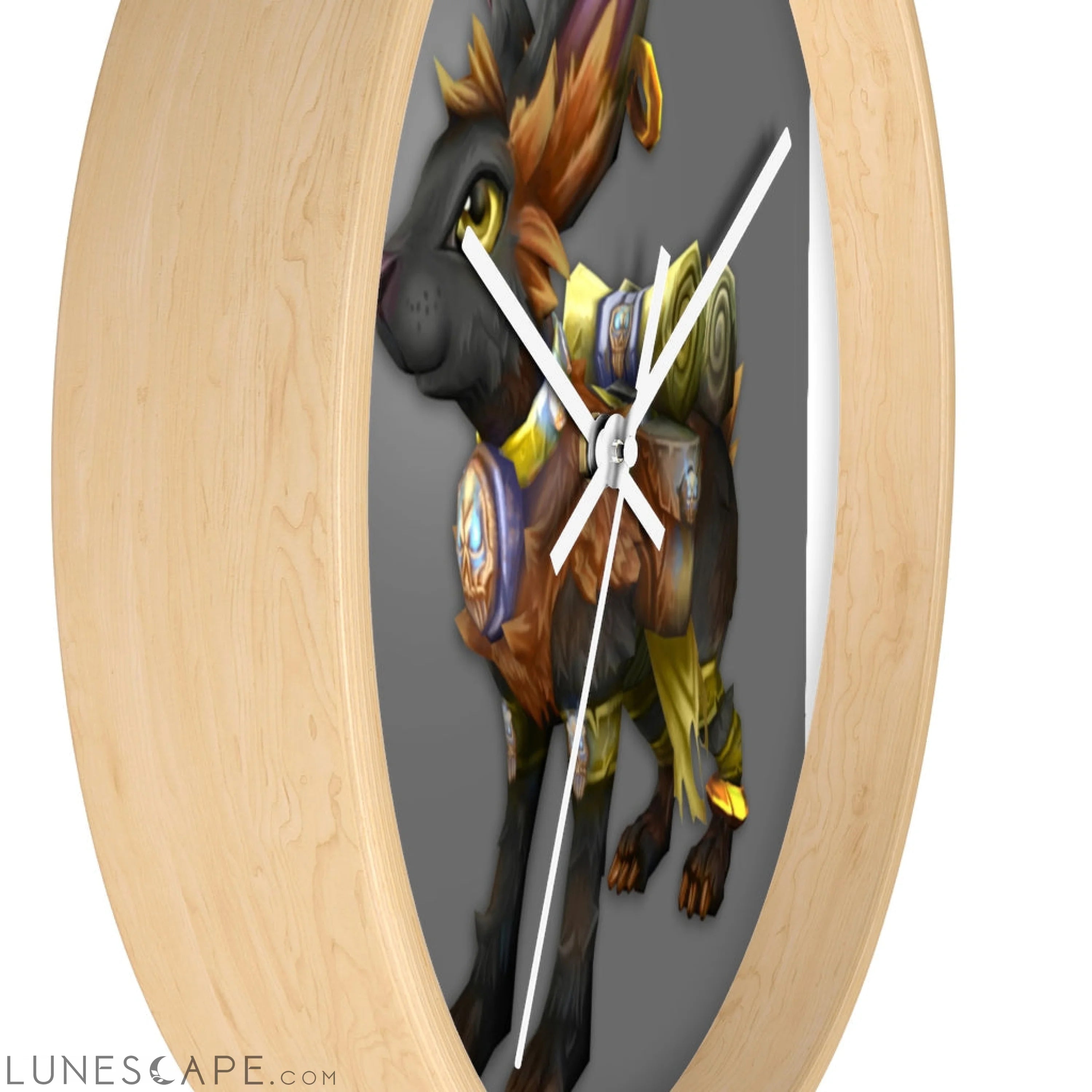 Amara the Wandering Mara Companion Wall clock LUNESCAPE