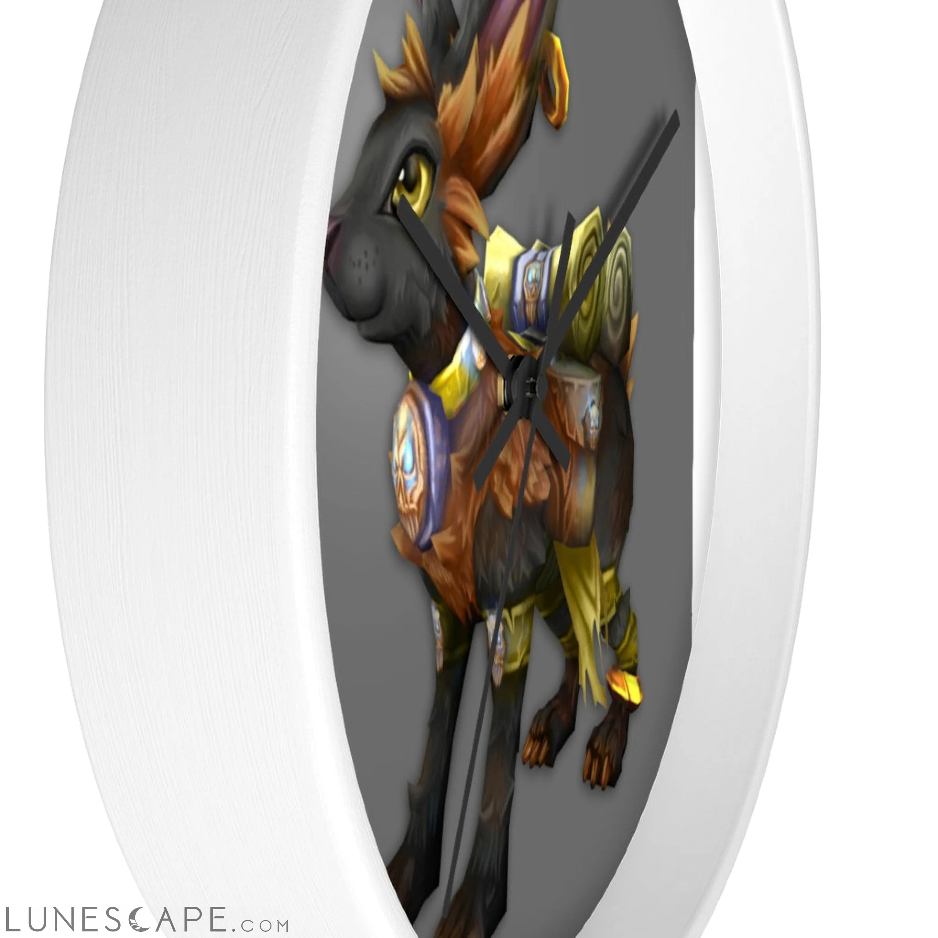 Amara the Wandering Mara Companion Wall clock LUNESCAPE