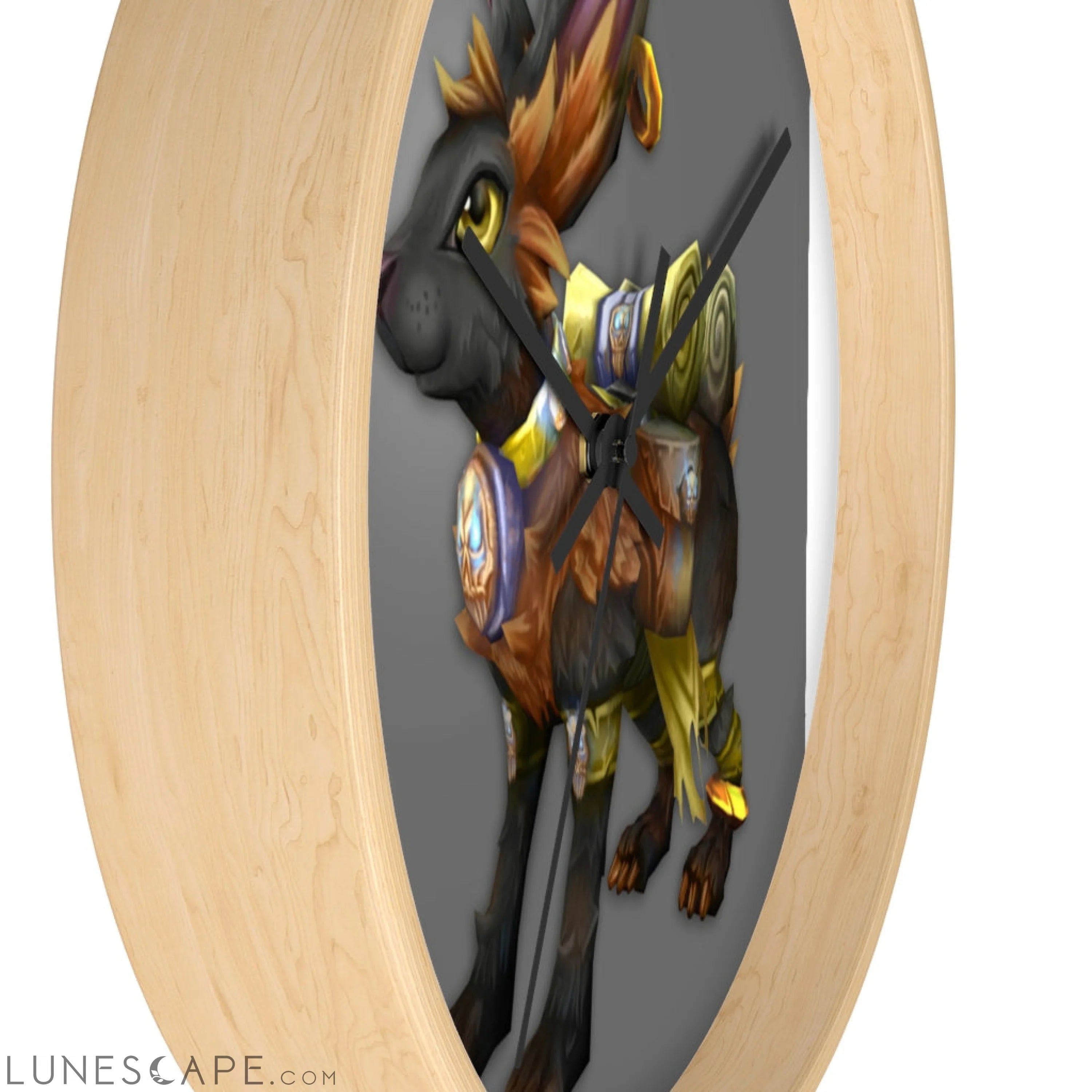 Amara the Wandering Mara Companion Wall clock LUNESCAPE
