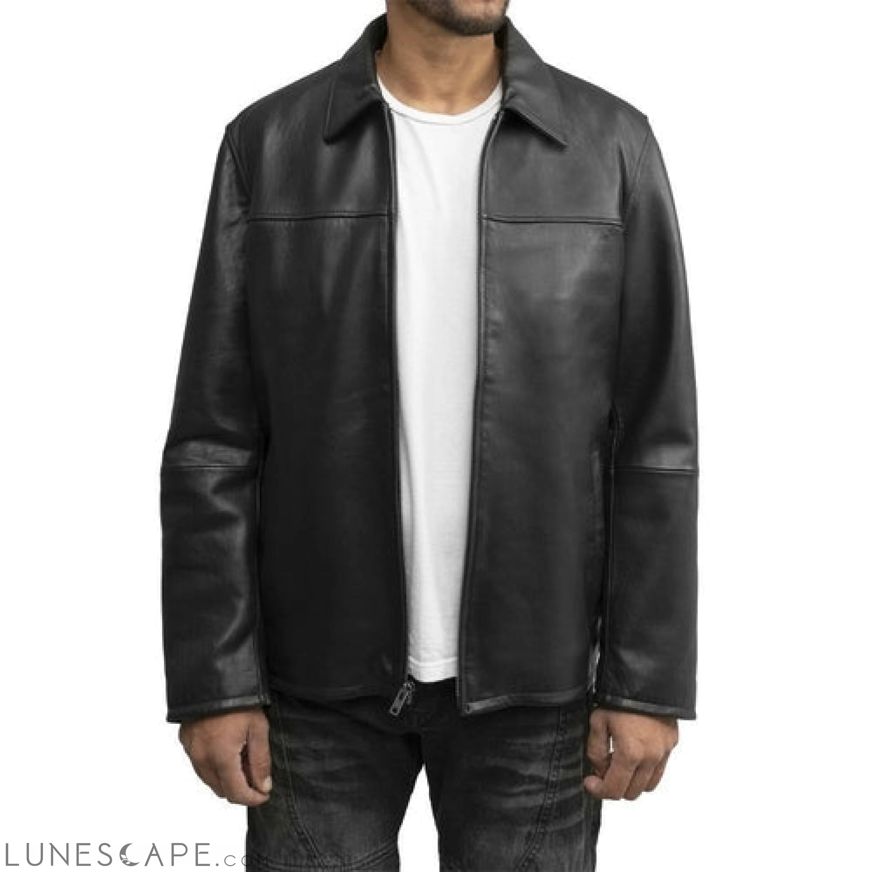 Anderson Mens Leather Jacket LUNESCAPE