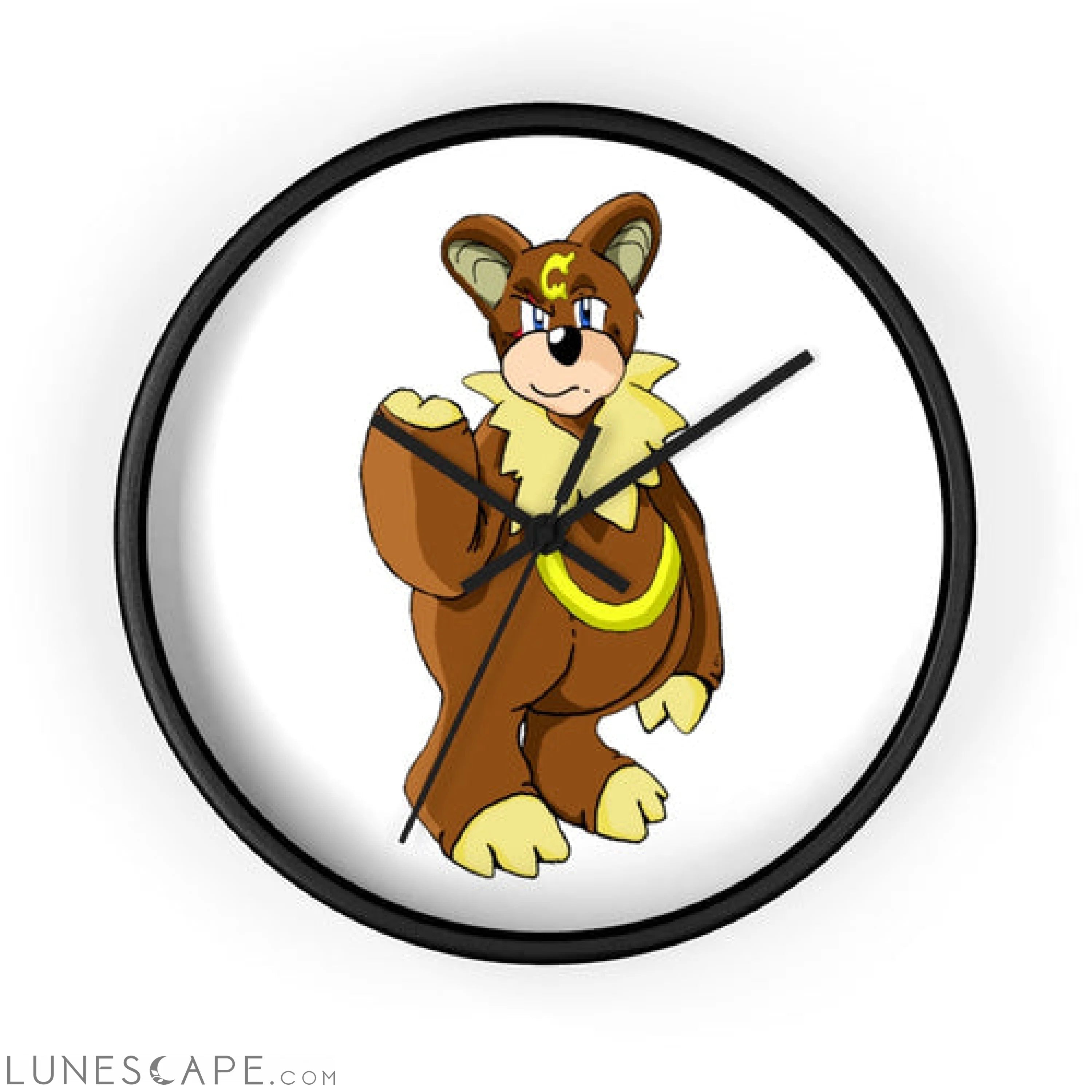 Angeburdum Wall clock LUNESCAPE
