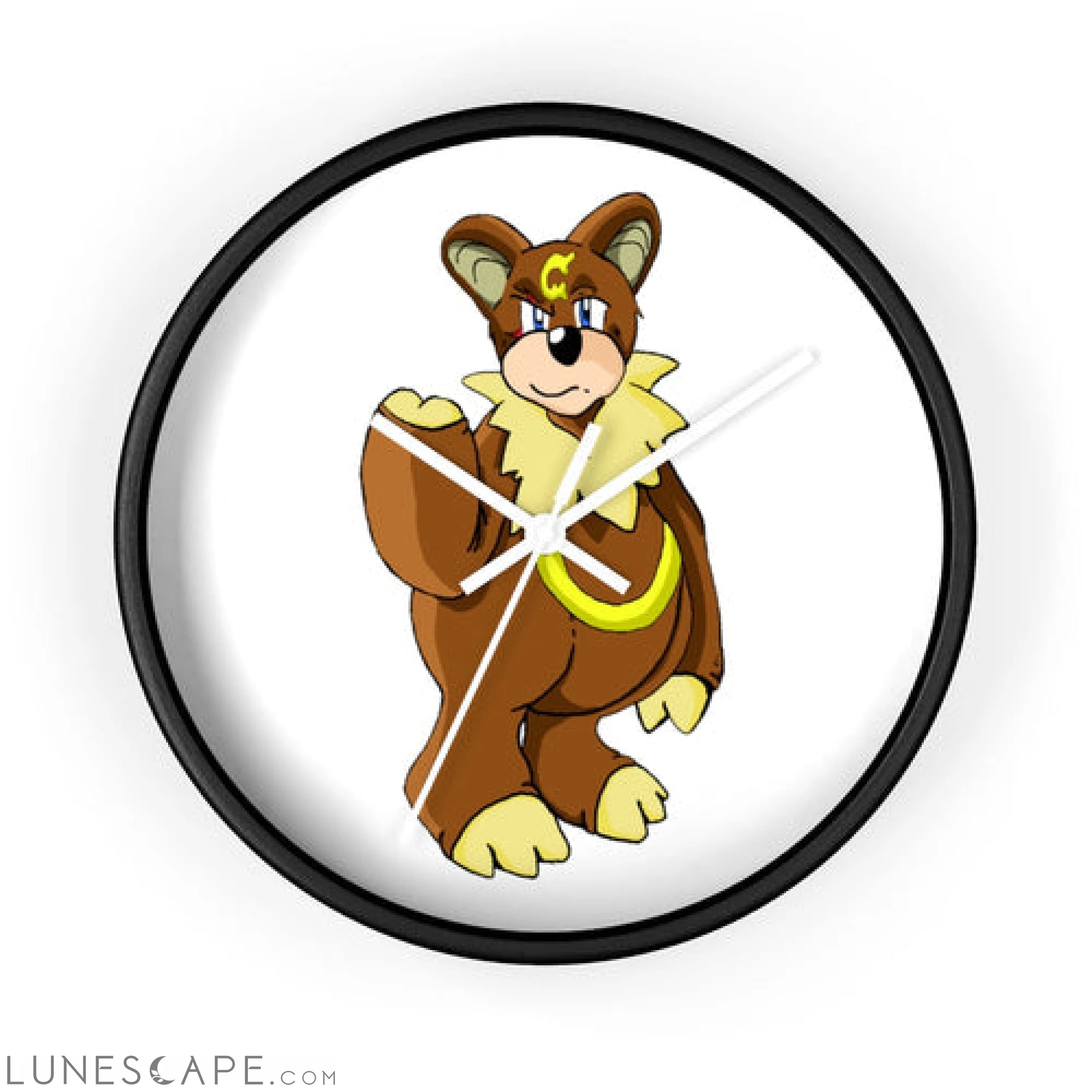 Angeburdum Wall clock LUNESCAPE