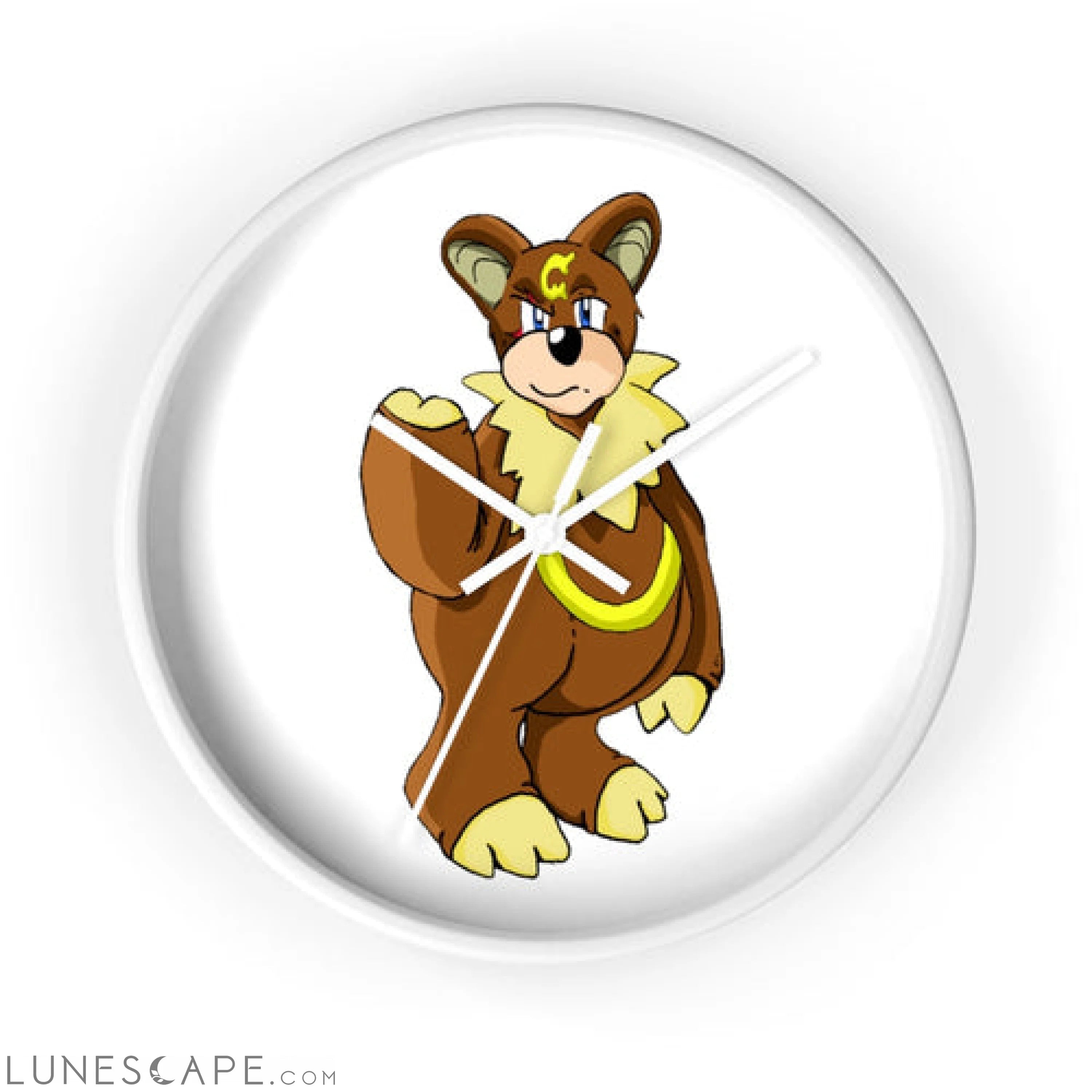Angeburdum Wall clock LUNESCAPE
