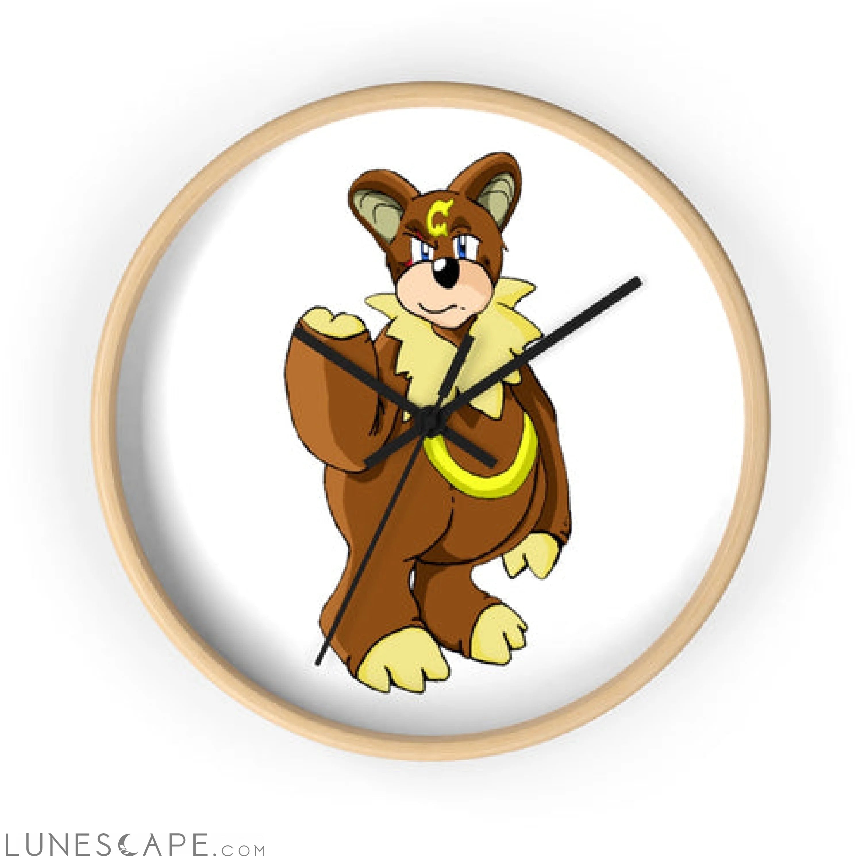 Angeburdum Wall clock LUNESCAPE