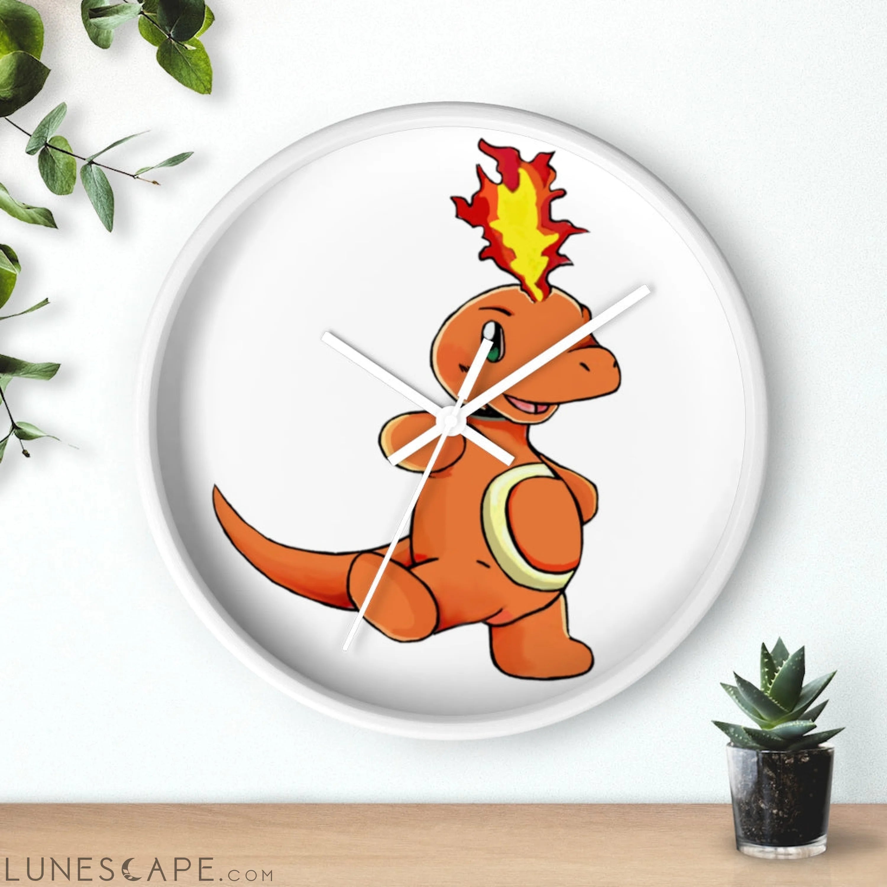 Angetapir Wall clock LUNESCAPE