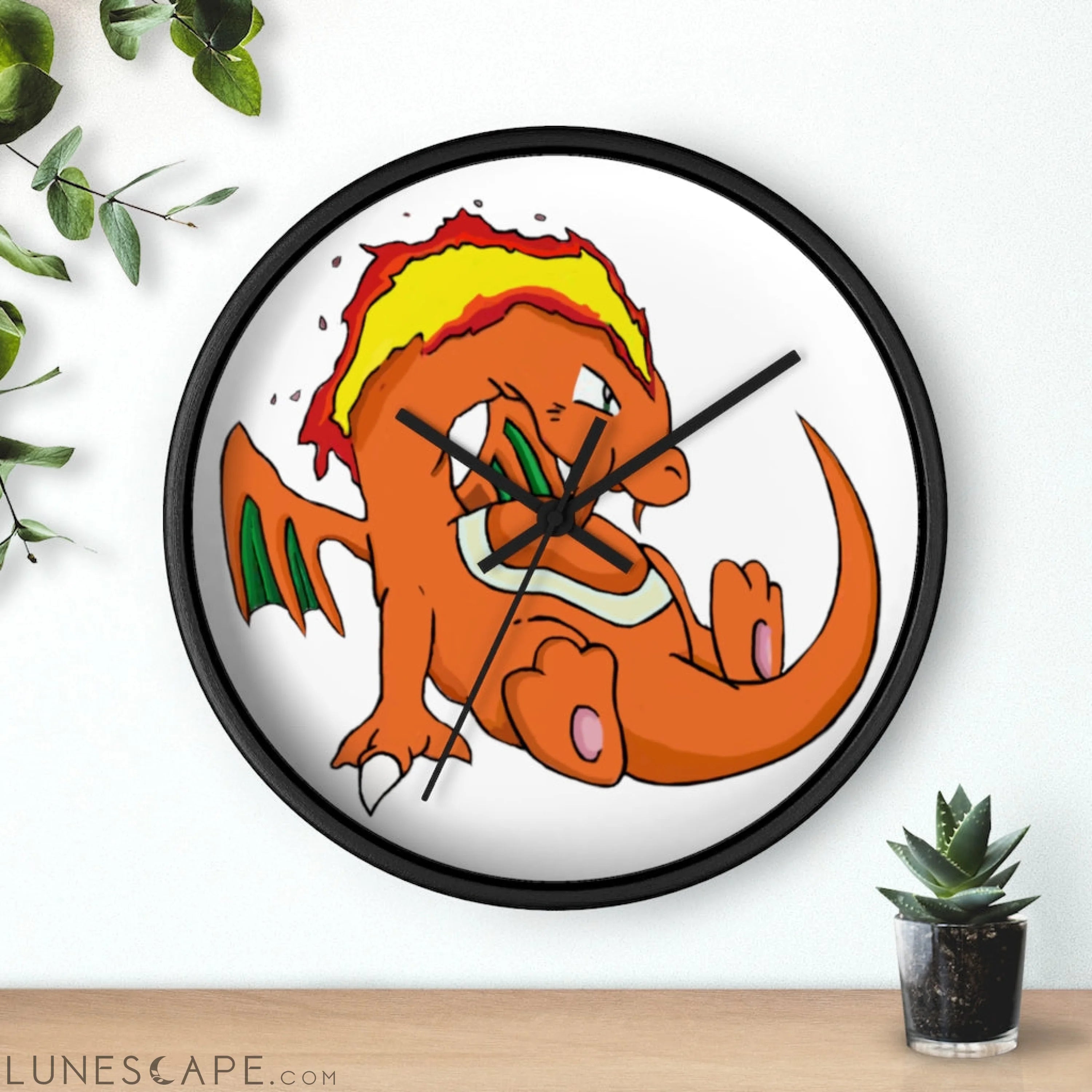 Angetir Wall clock LUNESCAPE