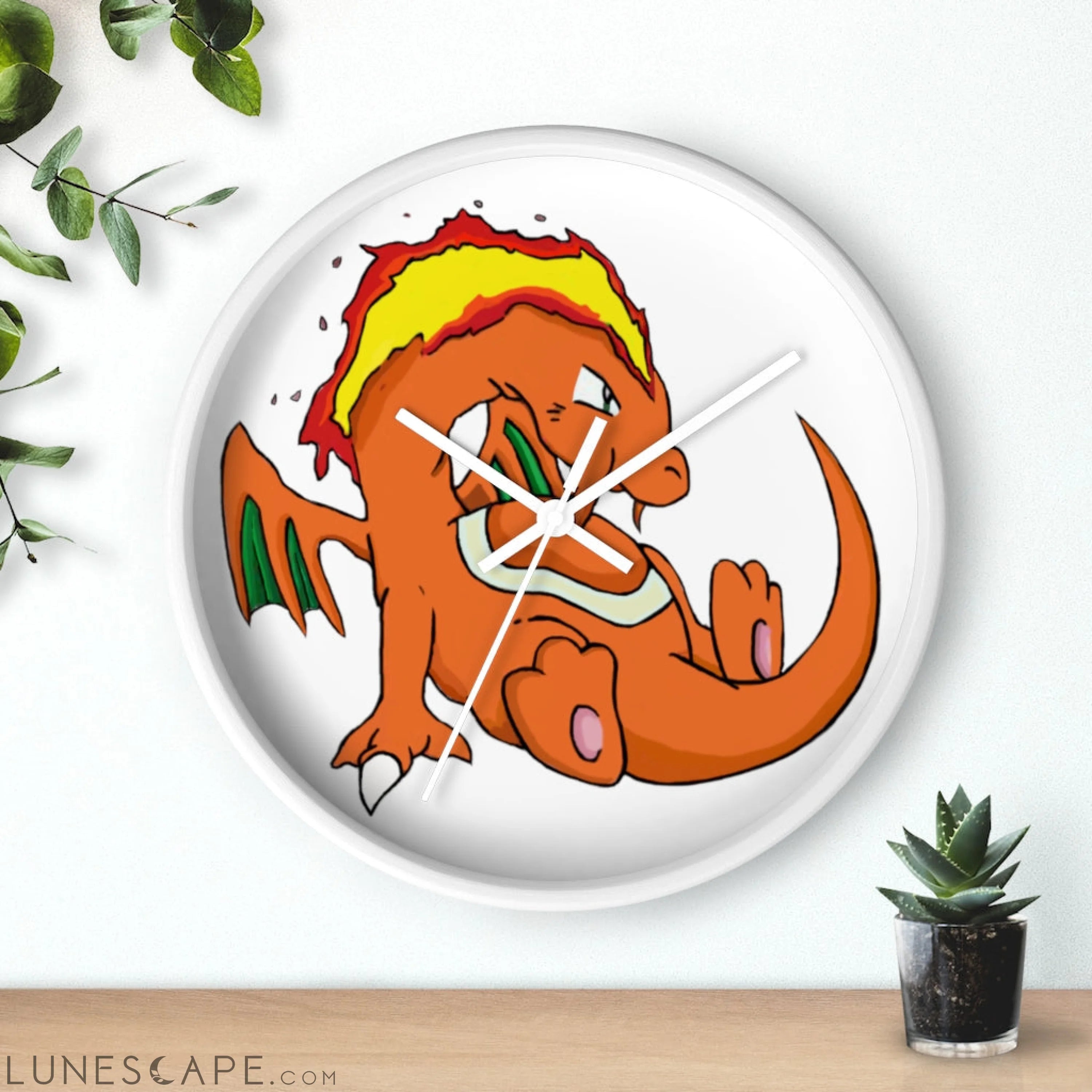Angetir Wall clock LUNESCAPE