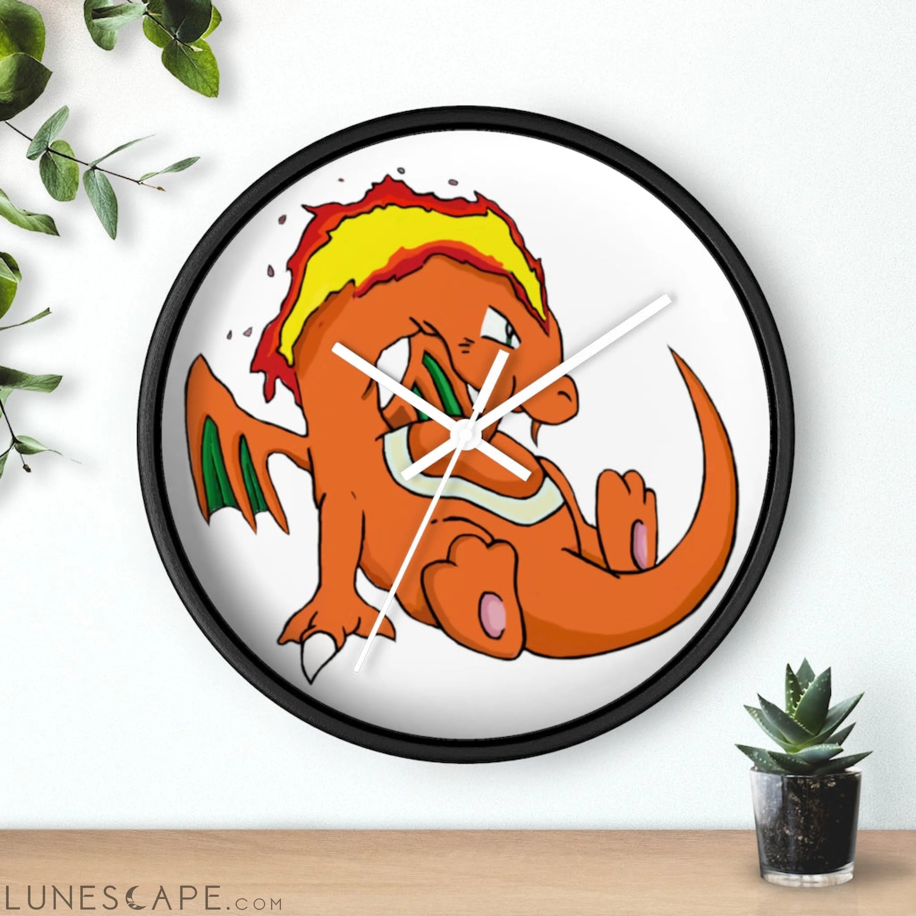 Angetir Wall clock LUNESCAPE