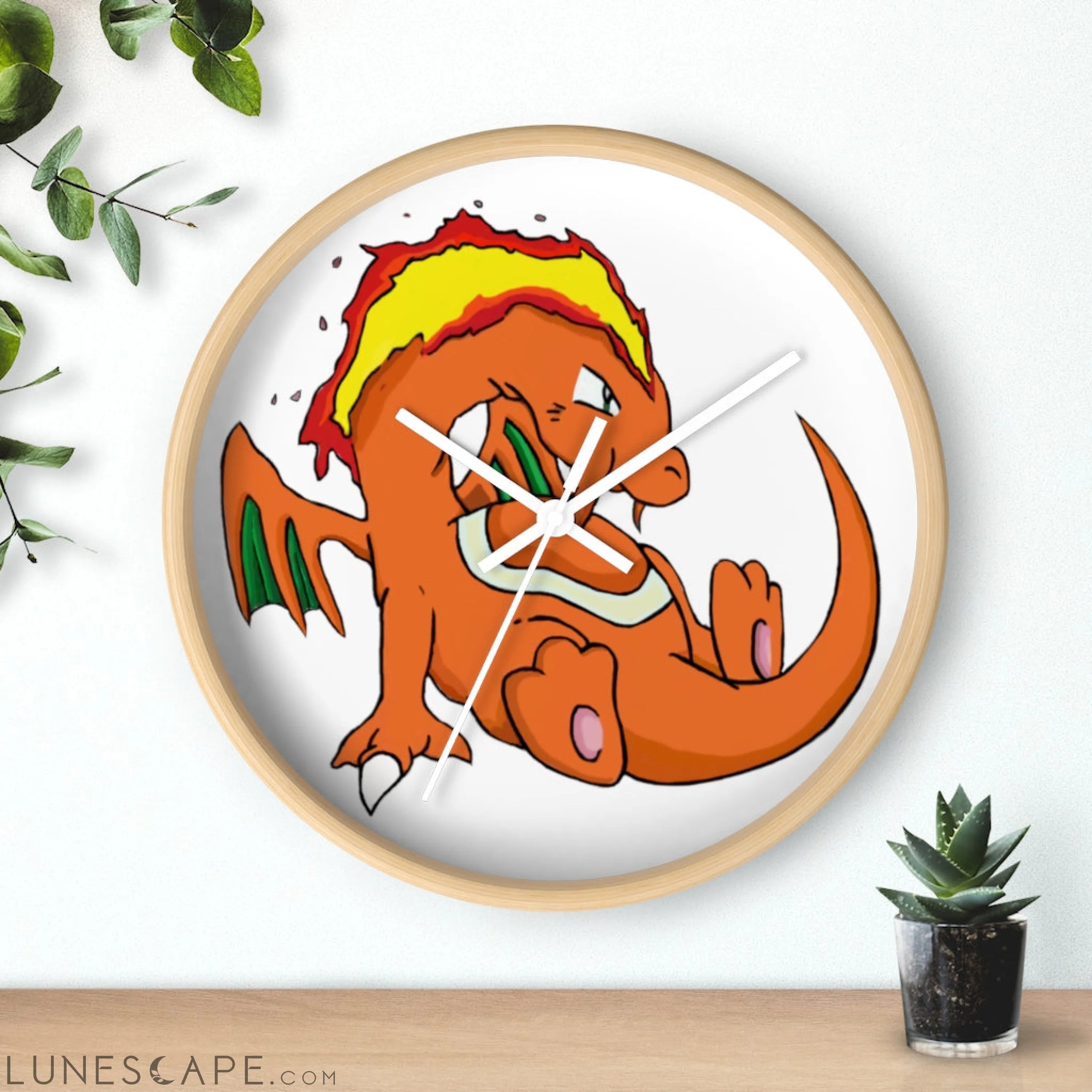 Angetir Wall clock LUNESCAPE