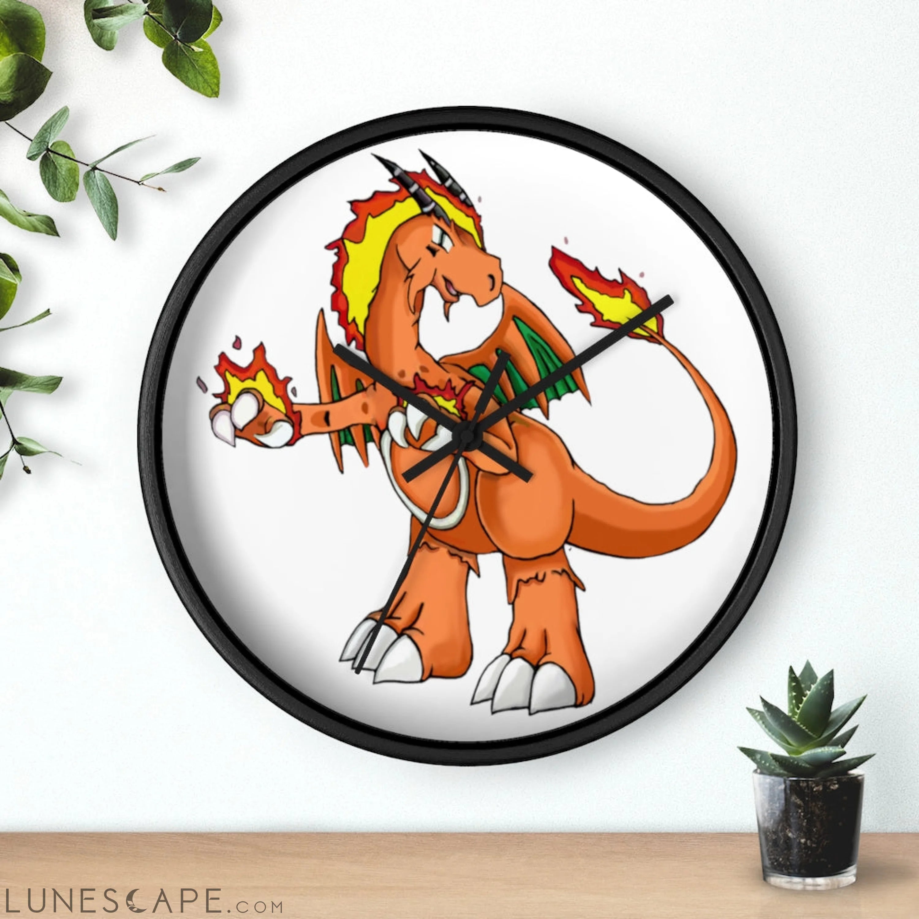 Angetiron Wall clock LUNESCAPE