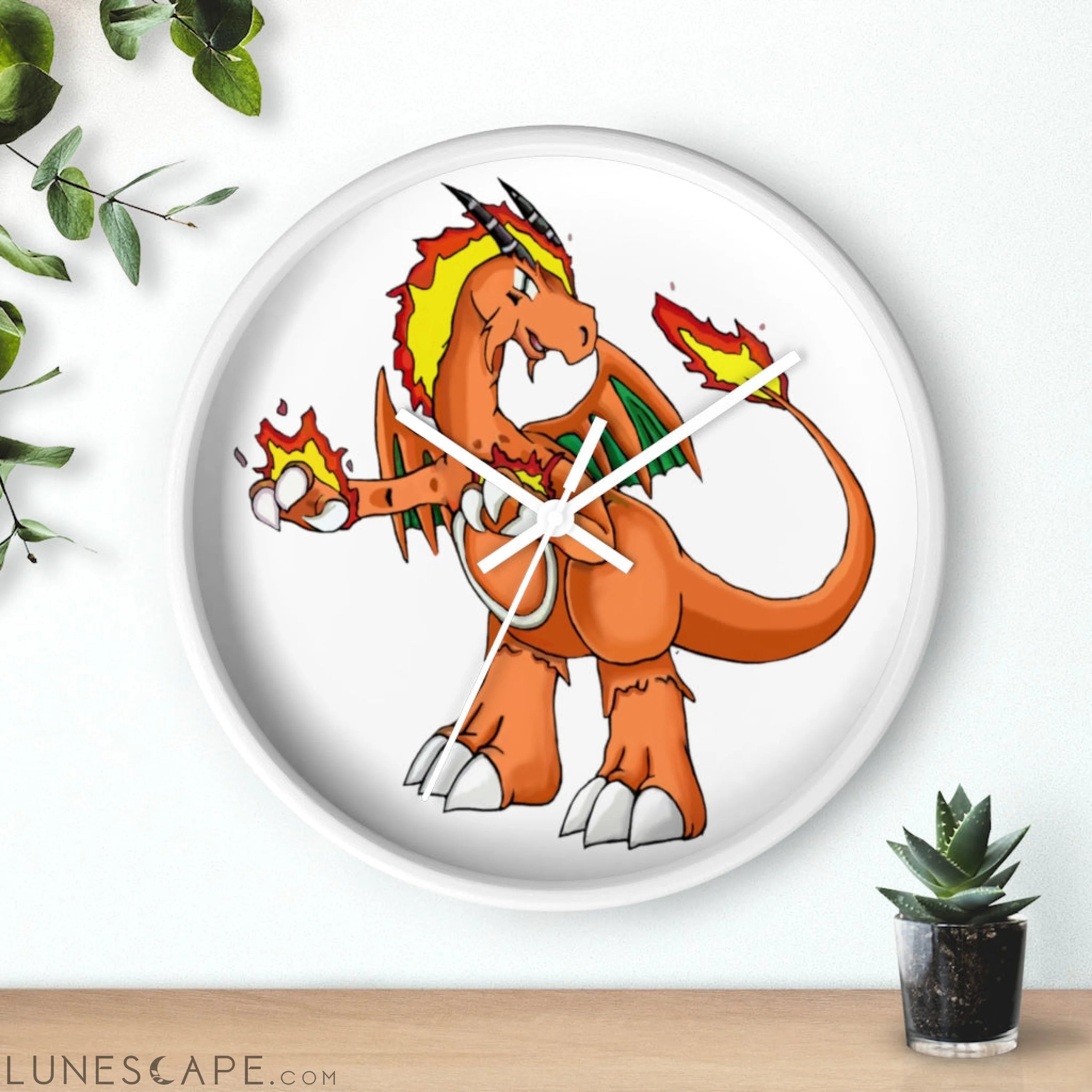 Angetiron Wall clock LUNESCAPE