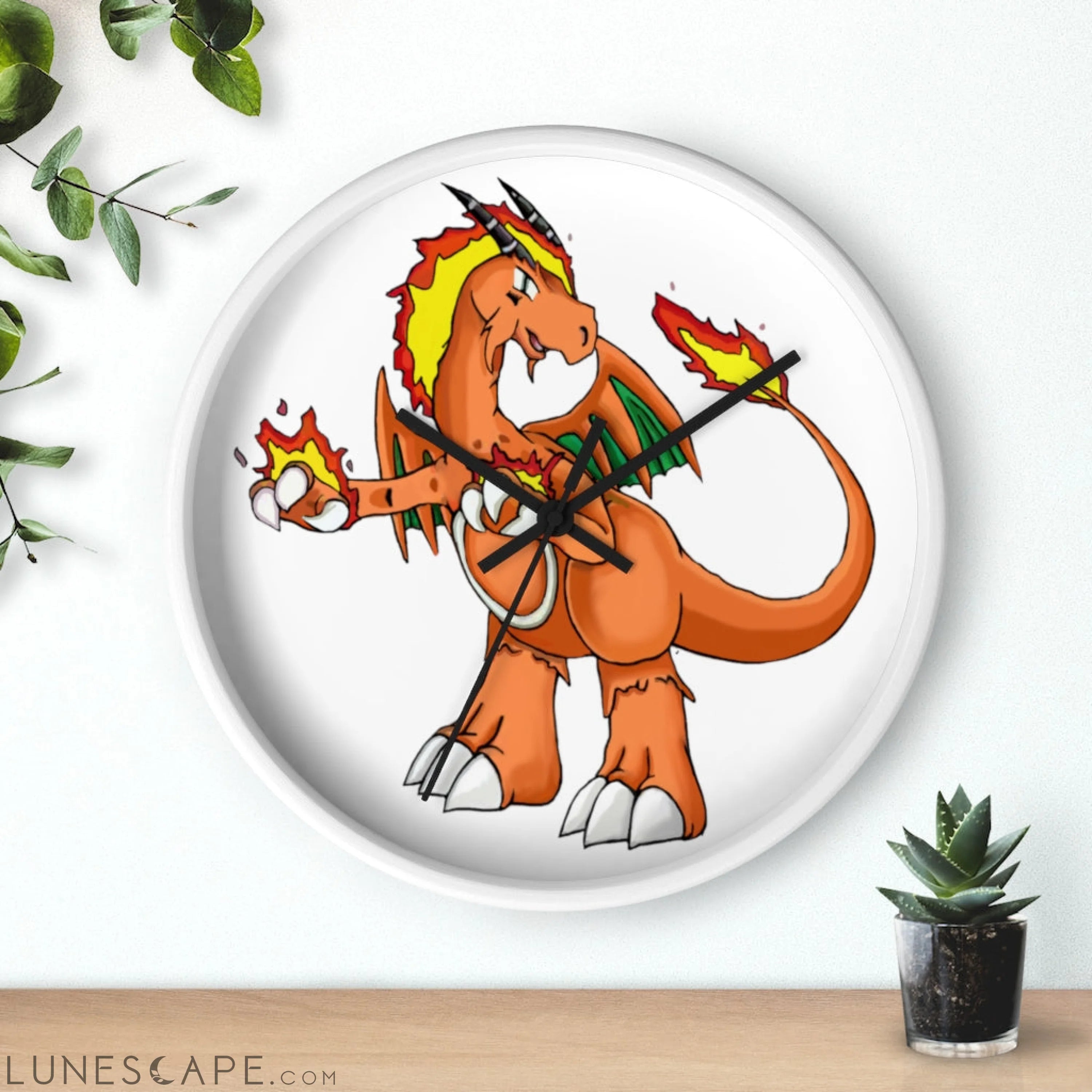 Angetiron Wall clock LUNESCAPE